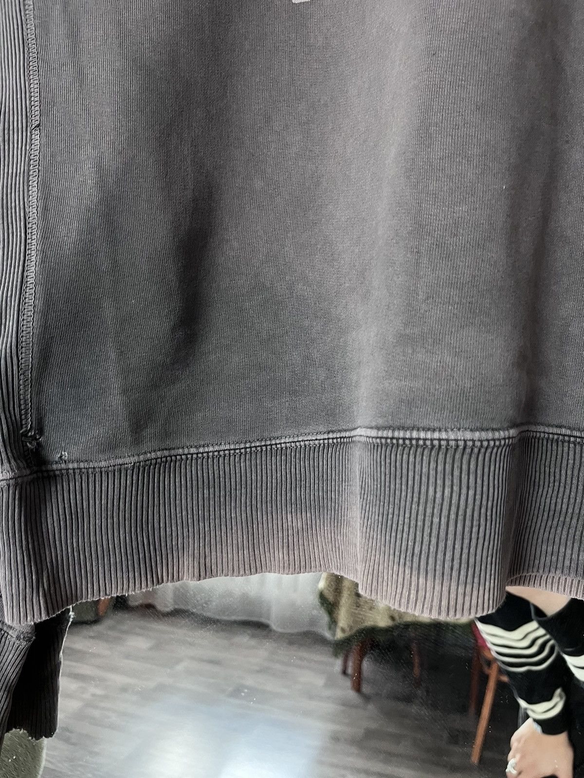 Diesel × Vintage DIESEL AVANT GARDE SWEATSHIRT VINTAGE FADED GREY DISTRESSED Size US XL / EU 56 / 4 - 5 Thumbnail