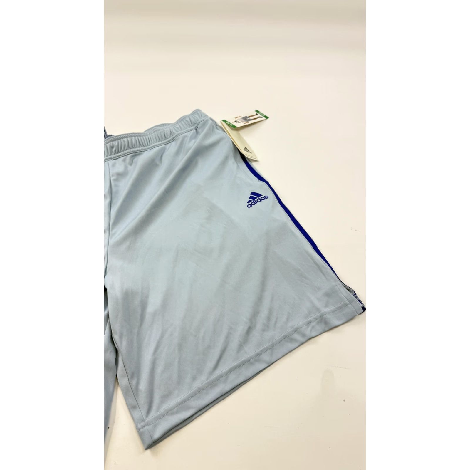 Adidas Adidas Shorts Mens XL Light Blue M Stripe Short 3-Stripes Athletic Gym Training Size US 36 / EU 52 - 2 Thumbnail
