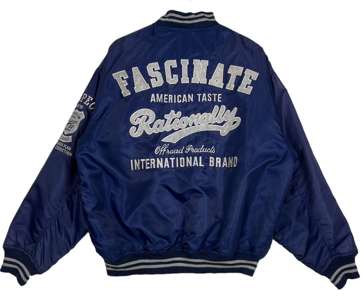 Japanese Brand 🔥 VINTAGE FASCINATE STADIUM BOMBER JACKET Size US L / EU 52-54 / 3 - 1 Thumbnail