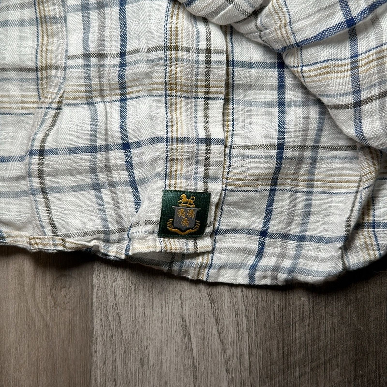 Robert Talbott Robert Talbott Trim Fit Linen Long Sleeve - Large Size US L / EU 52-54 / 3 - 5 Thumbnail