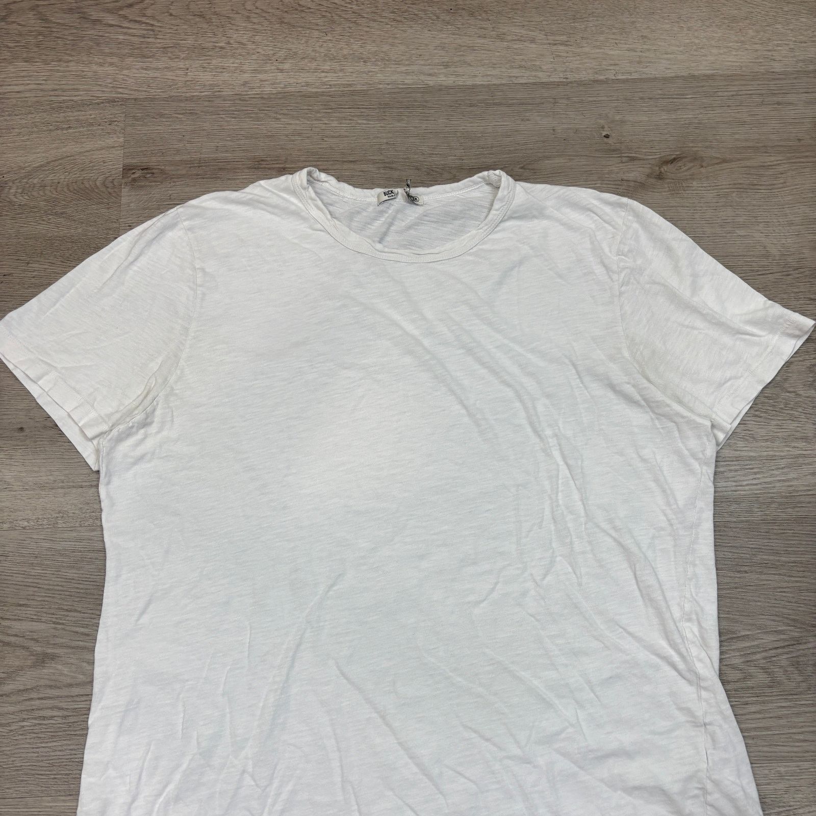 Buck Mason Buck Mason Curved Hem Slub Cotton Short Sleeve Shirt Men's M Size US XL / EU 56 / 4 - 2 Thumbnail
