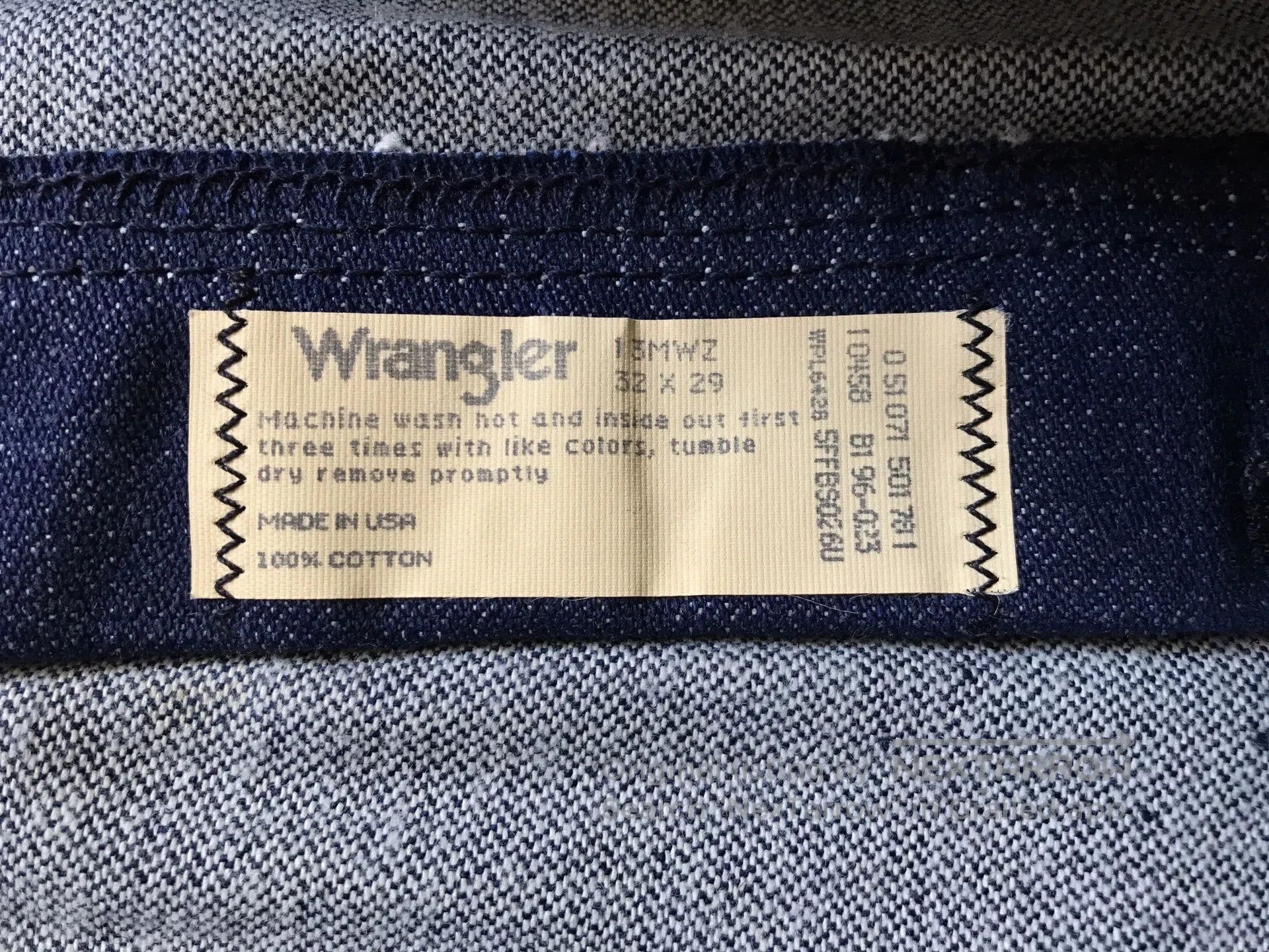 Wrangler 90s Wrangler 13MWZ Raw Denim Jeans. Size US 32 / EU 48 - 8 Thumbnail