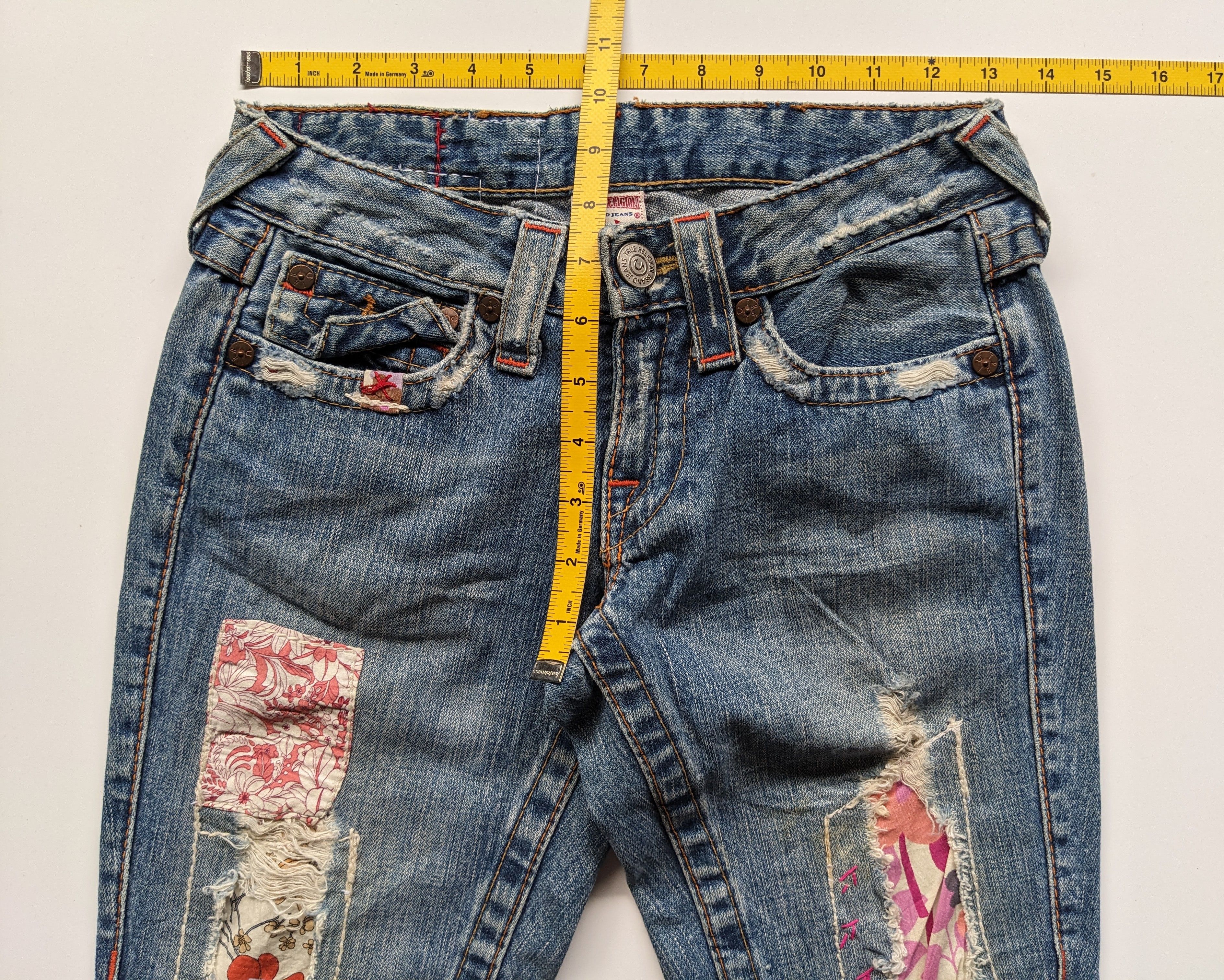 If Six Was Nine × True Religion True Religion flare floral patchwork jeans Size 26" / US 2 / IT 38 - 8 Thumbnail