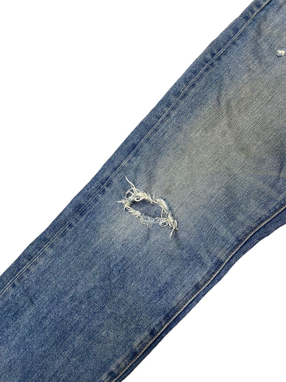 Uniqlo 💥DELETE 💥VINTAGE UNIQLO JEANS DISTRESSED DENIM Size US 36 / EU 52 - 7 Thumbnail