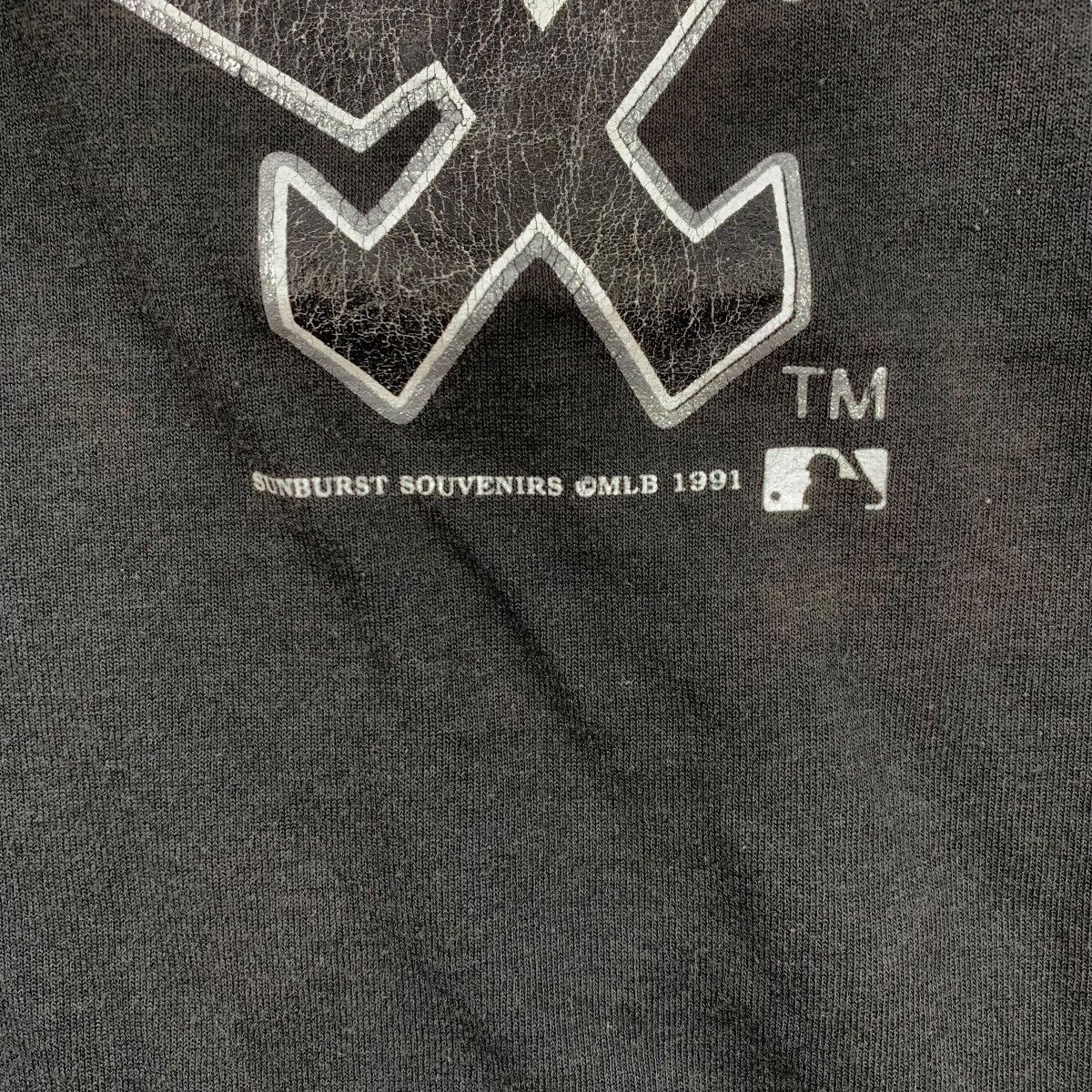 MLB Vintage 90's WHITE SOX Logo Mlb Team Tee Shirt Large Size Size US L / EU 52-54 / 3 - 4 Thumbnail