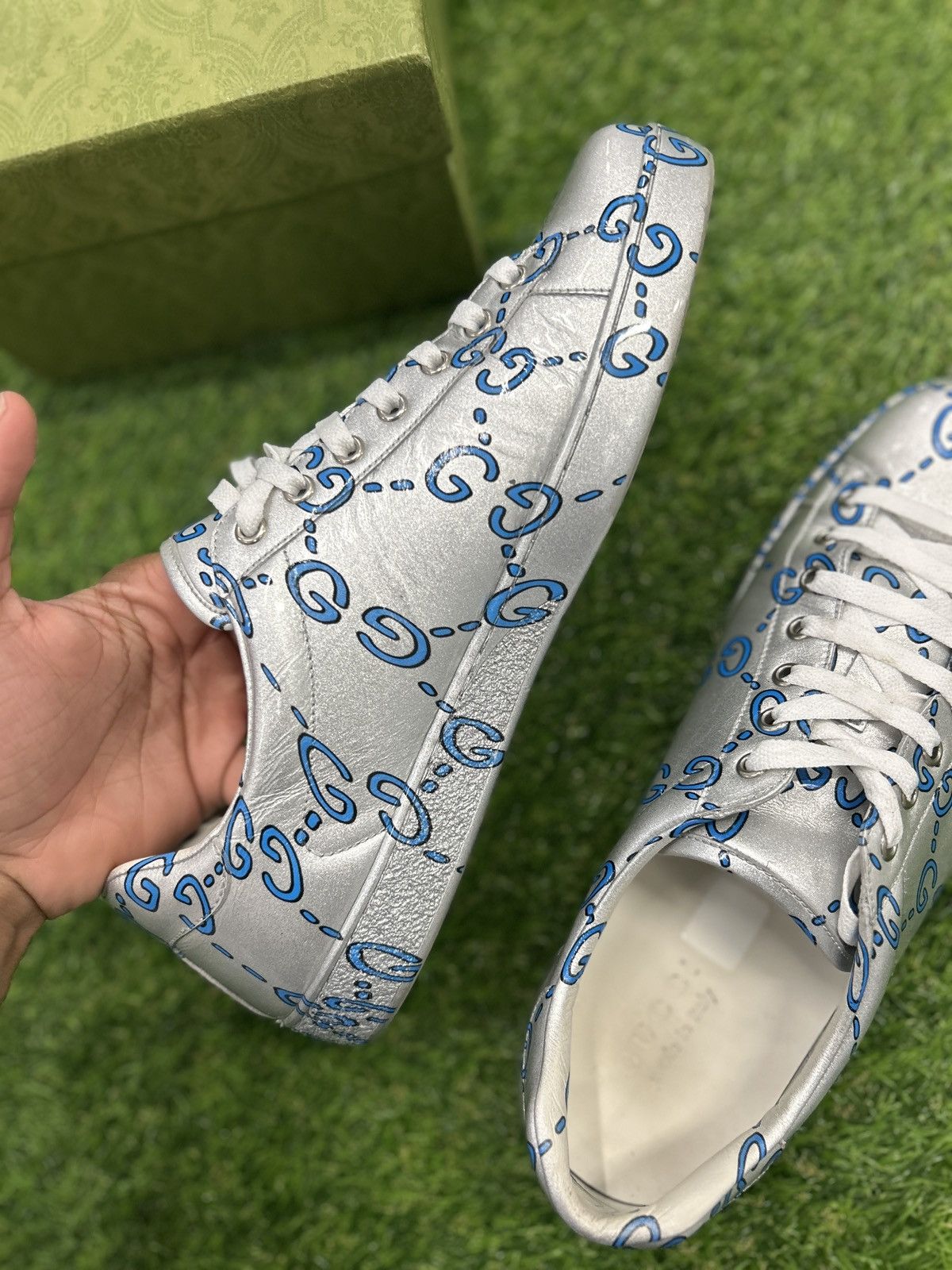 Gucci Gucci low tops leather sneakers Size US 10 / EU 43 - 3 Thumbnail