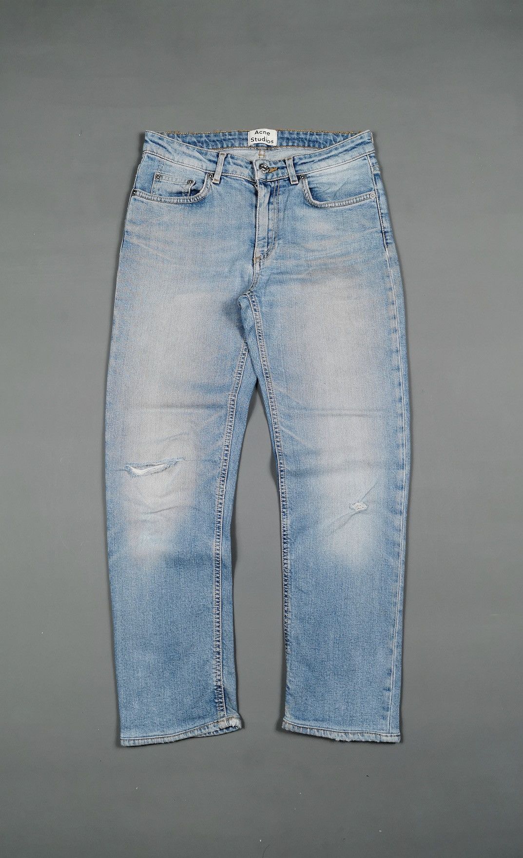 Acne Studios Acne Studios Row Carter Ankle Denim Jeans Size 27" / US 4 / IT 40 - 1 Thumbnail