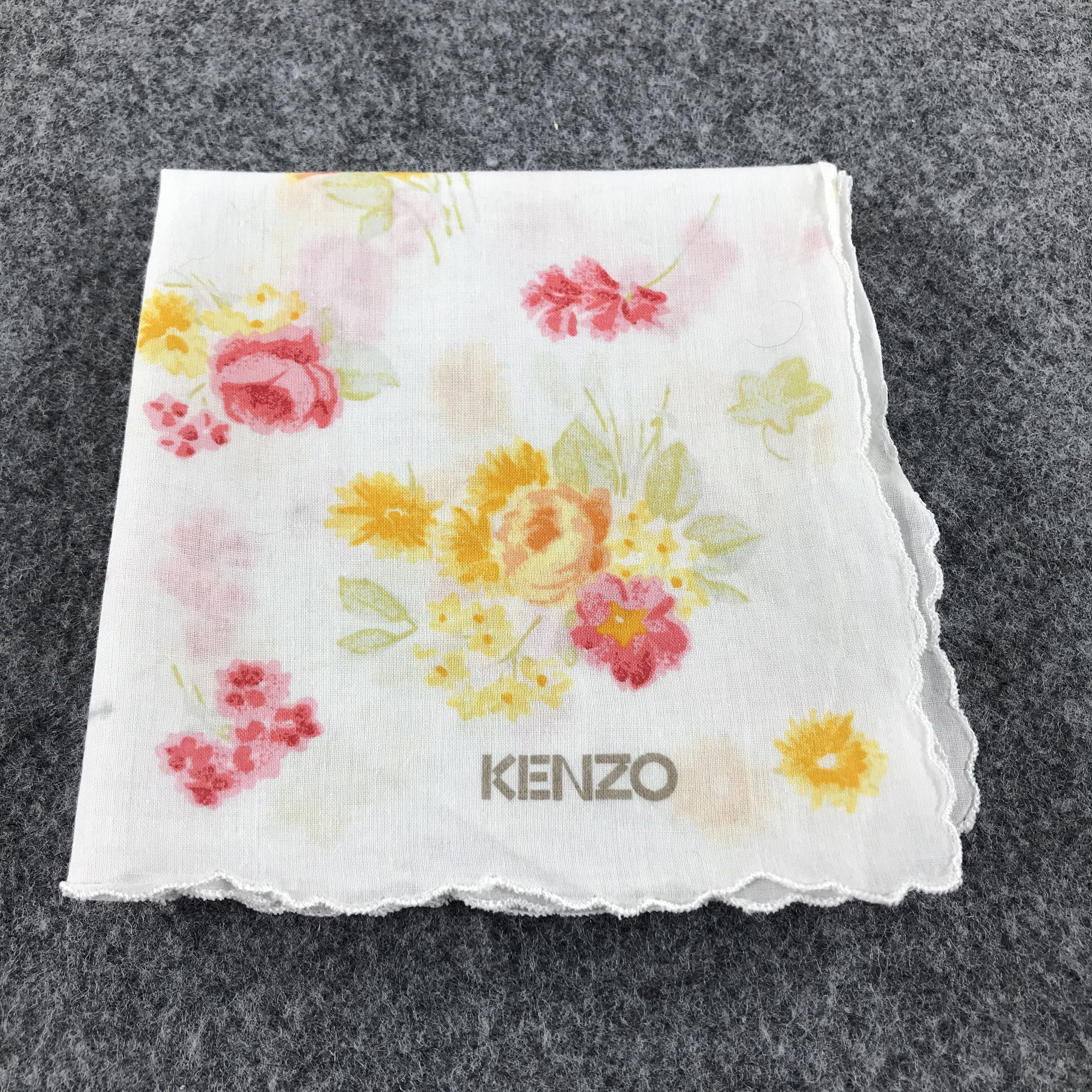 Kenzo × Vintage Kenzo Handkerchief Neckerchief Bandana H184 Size ONE SIZE - 7 Thumbnail