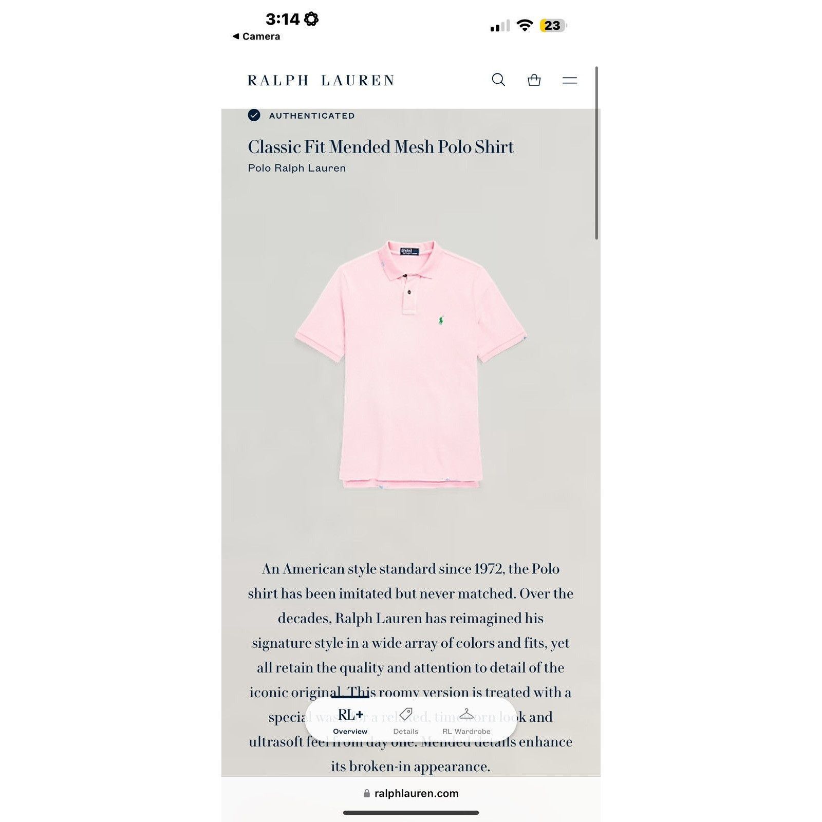 Polo Ralph Lauren Polo Ralph Lauren Classic Fit Mended Mesh Polo Shirt $198 Size US XXL / EU 58 / 5 - 5 Thumbnail