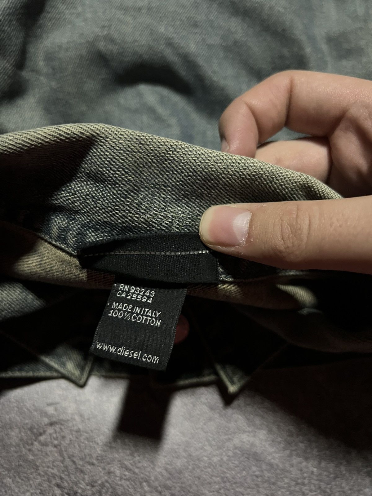 Diesel Vintage Diesel Denim Jacket Faded Y2K Archive Streetwear Size US L / EU 52-54 / 3 - 6 Thumbnail