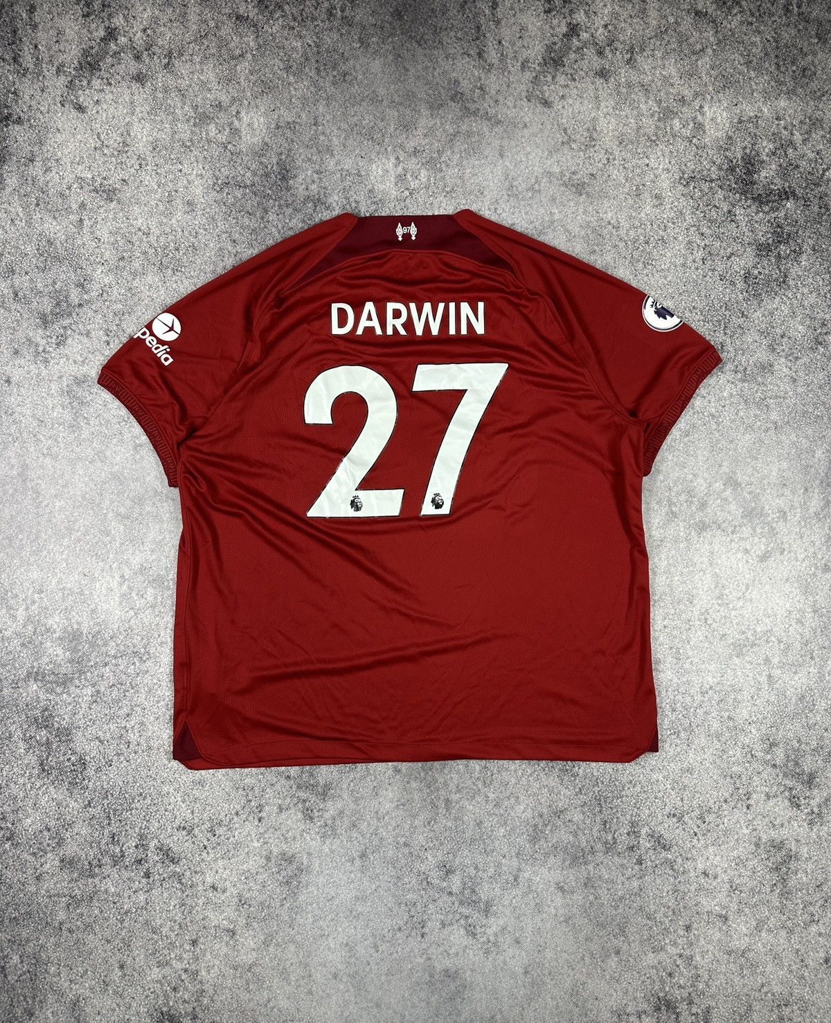 Nike Nike Liverpool 27 Darwin Soccer Jersey Football Rare 3XL Y2K Size US XXL / EU 58 / 5 - 1 Thumbnail
