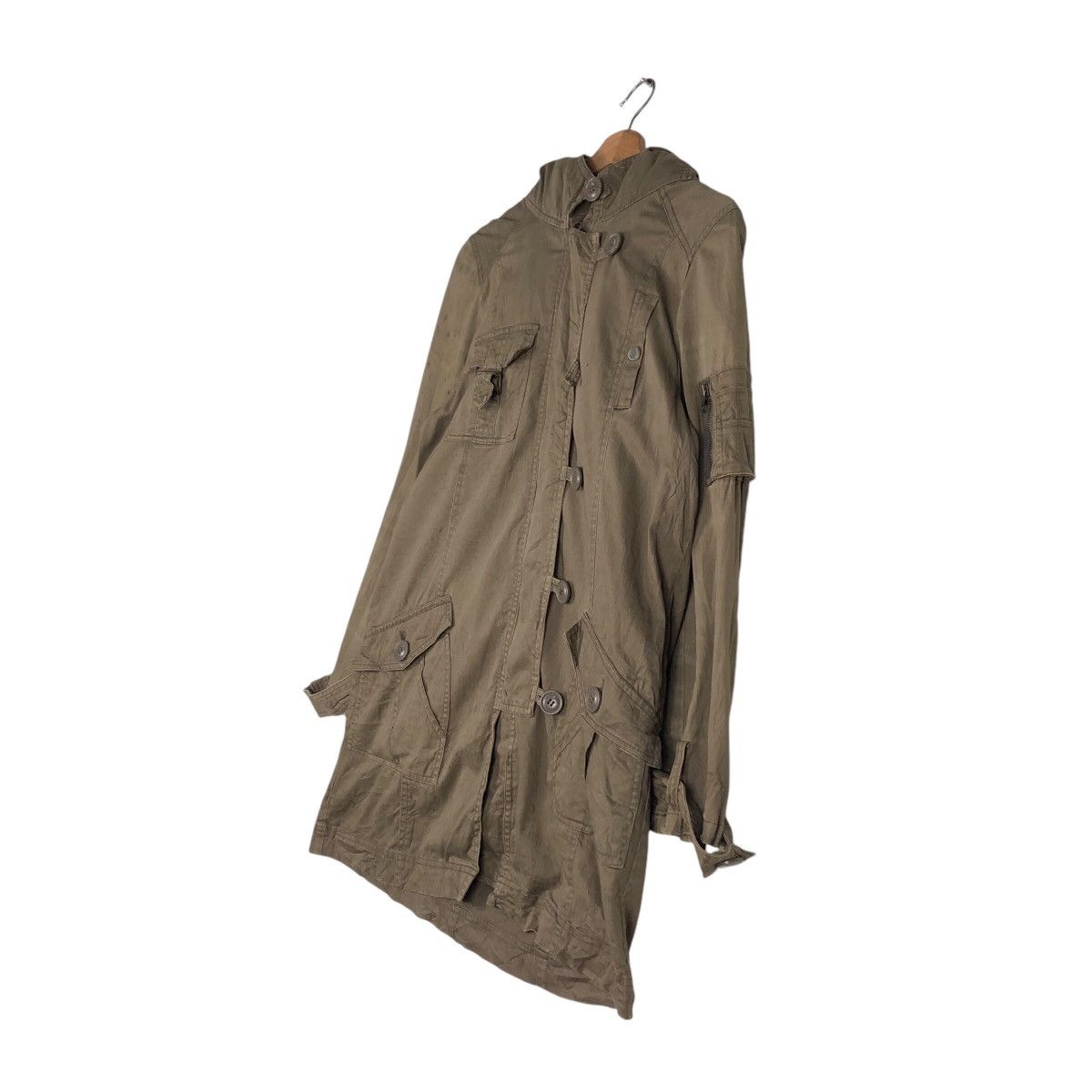 Japanese Brand 📌Mk Klein+ Parka Jacket Military Mink Fur Shearling Blanket Size US M / EU 48-50 / 2 - 3 Thumbnail