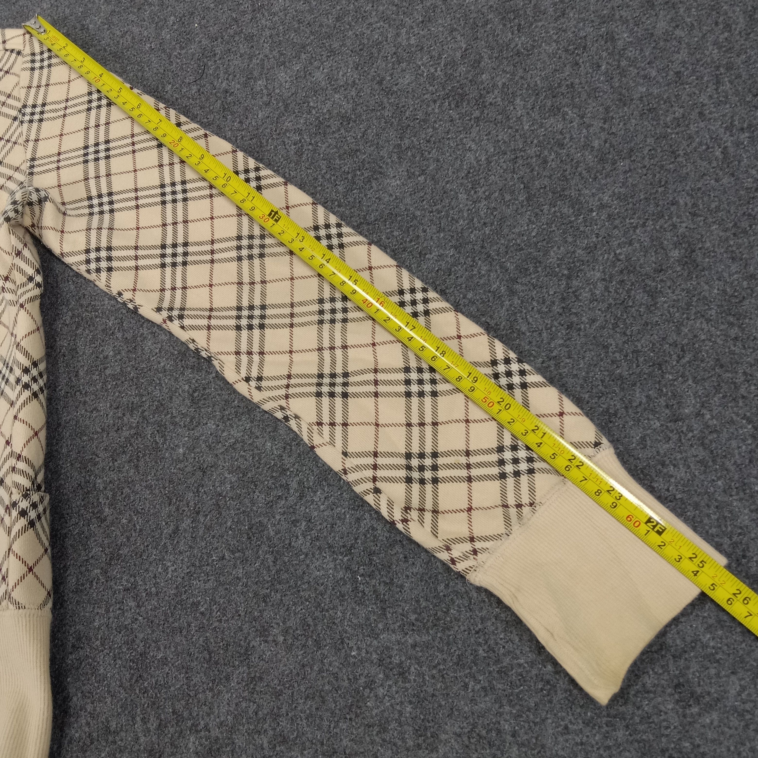 Burberry × Vintage Burberry London Nova Check Blue Label Sweater Size XS / US 0-2 / IT 36-38 - 7 Thumbnail