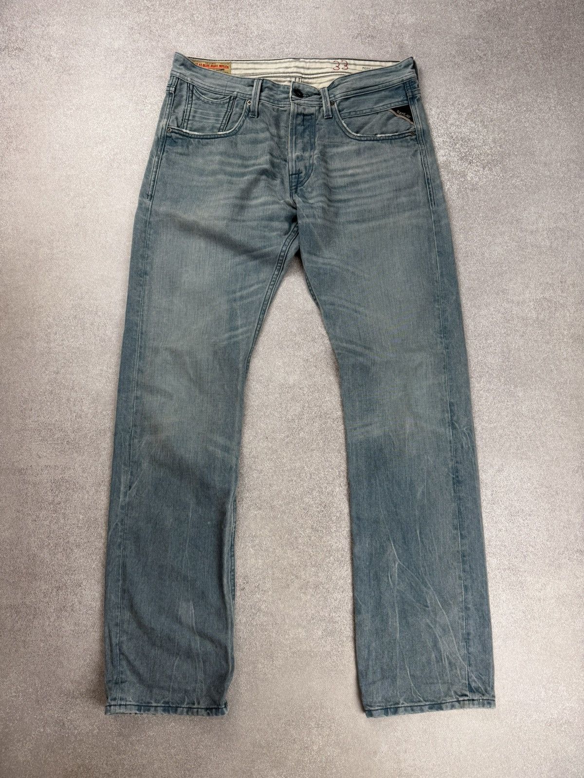 Replay Replay Moresk Denim Jeans Blue Men’s Size 33 Size US 33 - 1 Thumbnail