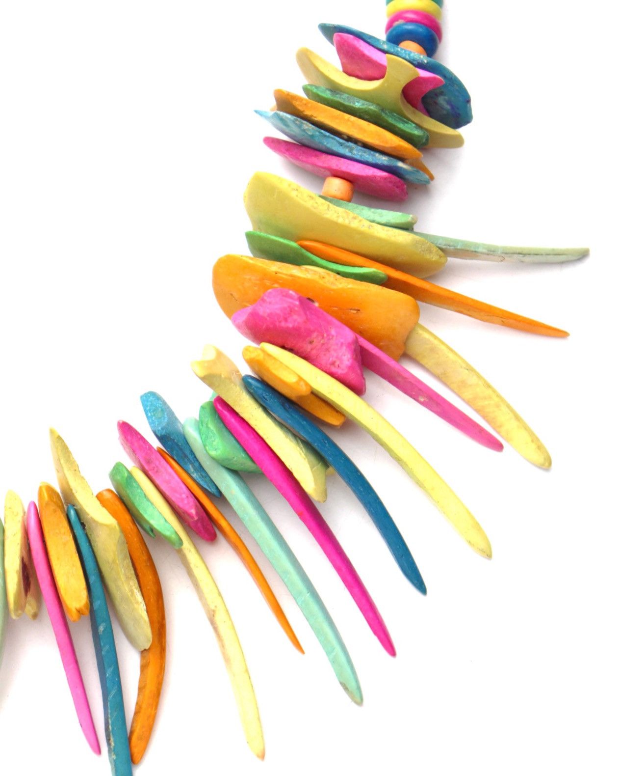 Hysteric Glamour 1980S BOHO WILD POP HAND-DYED WOOD SPIKE NECKLACE Size ONE SIZE - 4 Thumbnail