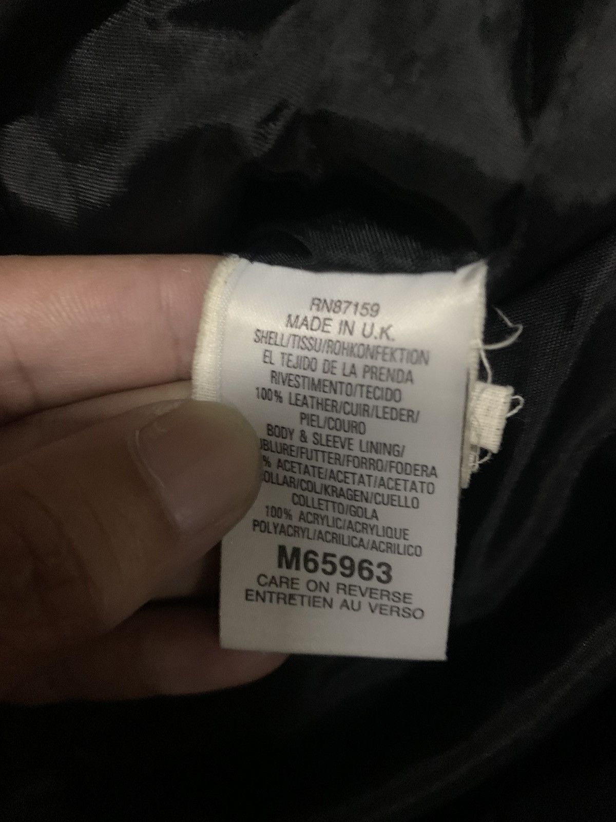 Leather × Vintage N E X T Made in UK Size US M / EU 48-50 / 2 - 4 Thumbnail