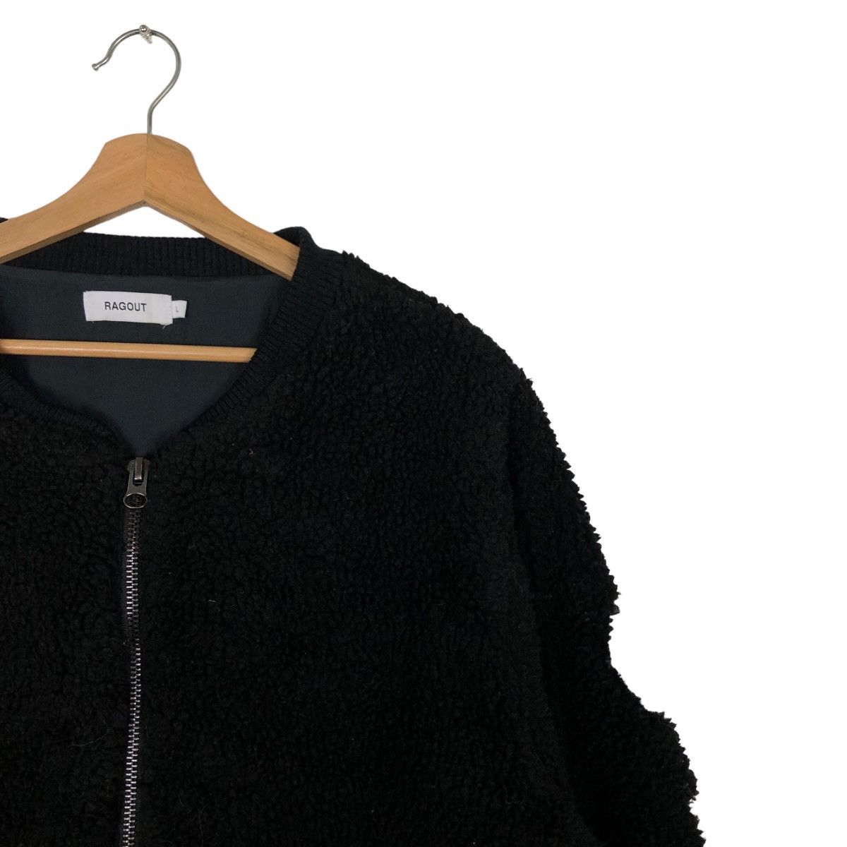 Hysteric Glamour 🔥Bomber Jacket Fleece Sherpa Ragout Spell Put Big Logo Size US L / EU 52-54 / 3 - 6 Thumbnail