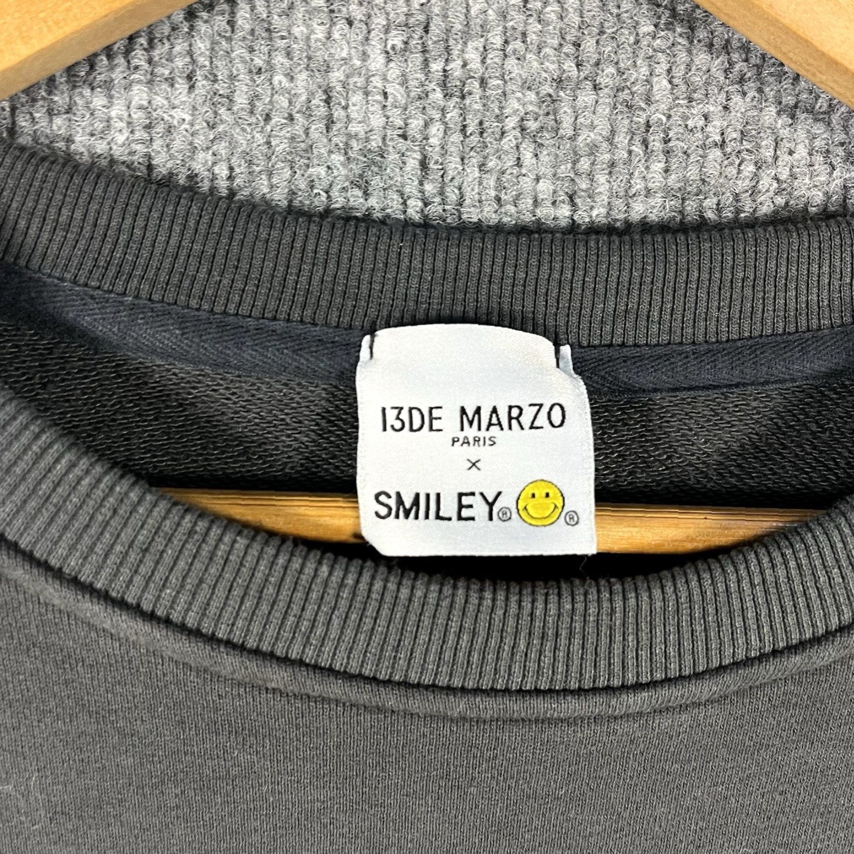 Vintage 13DE Marzo Crewneck Sweatshirt Bear Mens Medium RARE Black Mohair Knit Stripes Long Sleeve Pullover Oversized Relaxed Regular 13DE Paris Theme Size M / US 6-8 / IT 42-44 - 4 Thumbnail
