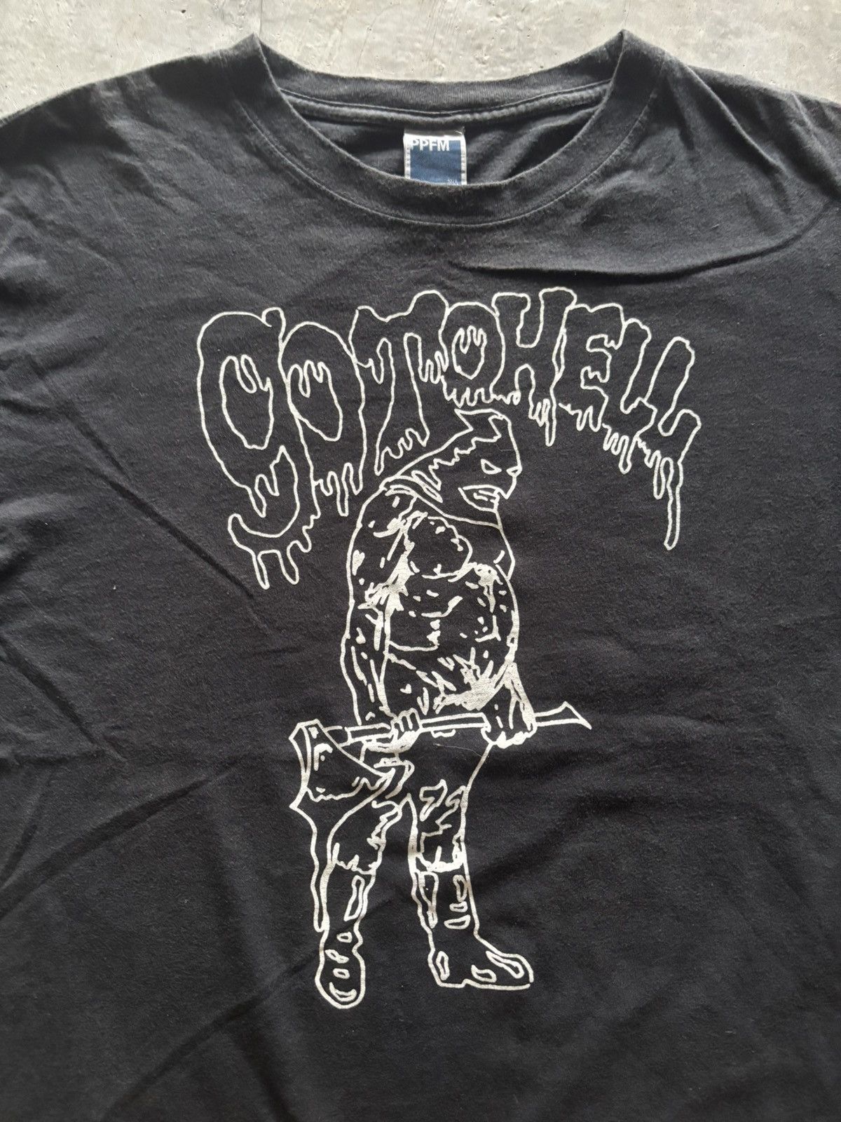 PPFM PPFM vintage go to hell shirt sick design Size US M / EU 48-50 / 2 - 2 Thumbnail