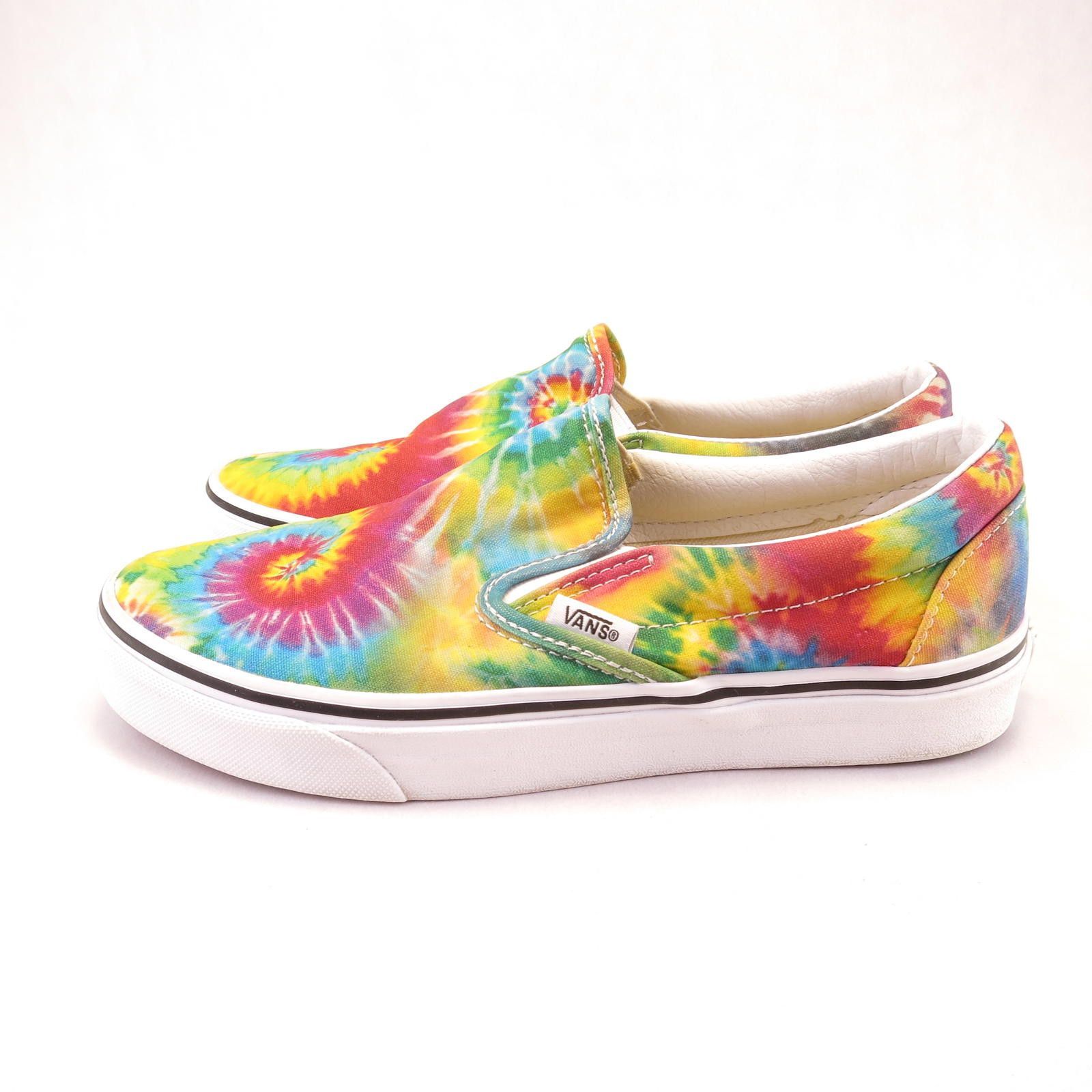 Vans Vans Tie-Dye Slip-Ons - Colorful Casual Sneakers Size US 6.5 / EU 39-40 - 4 Thumbnail