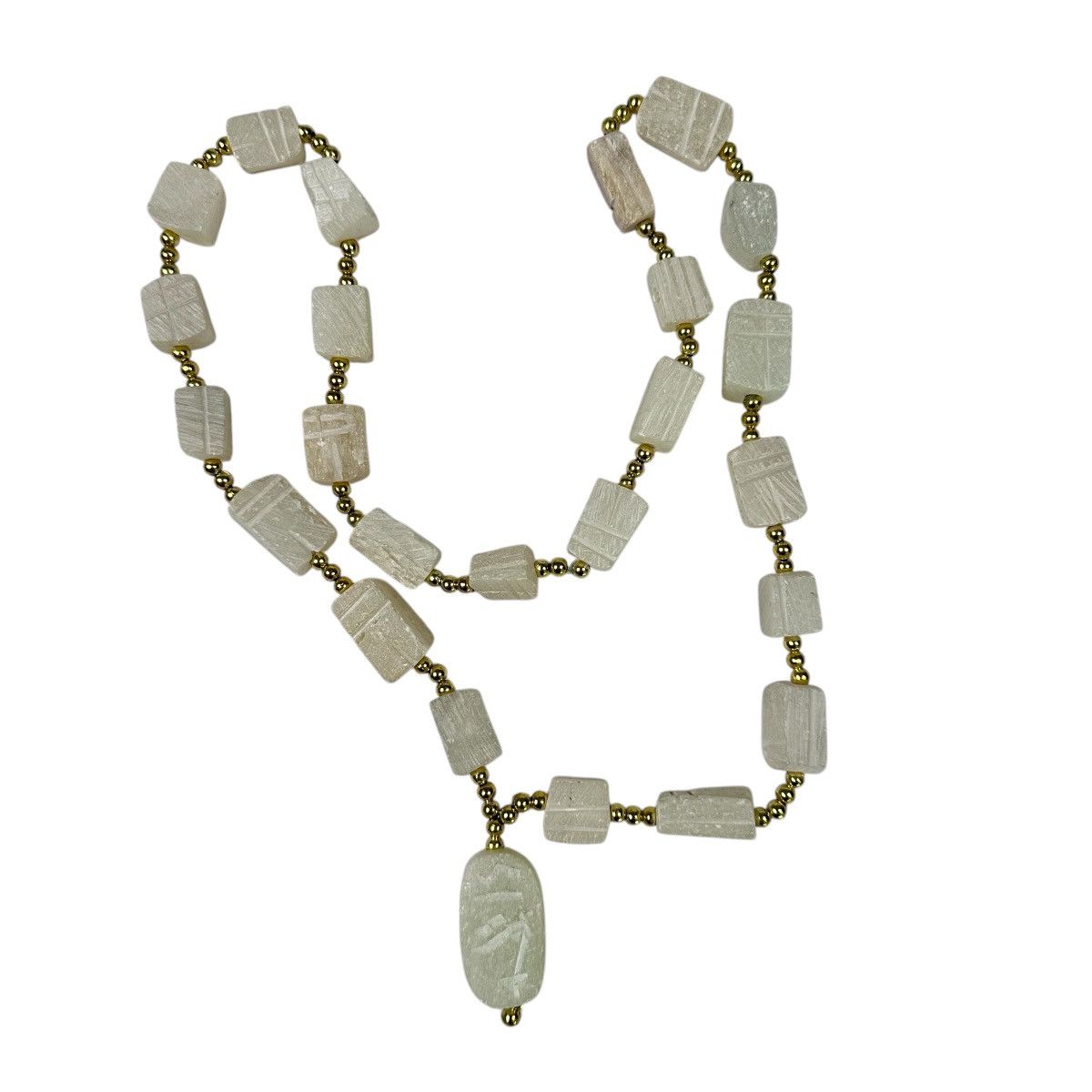 Vintage Vintage Egyptian Scarab Beetle Pendant Necklace Soapstone Size ONE SIZE - 2 Thumbnail