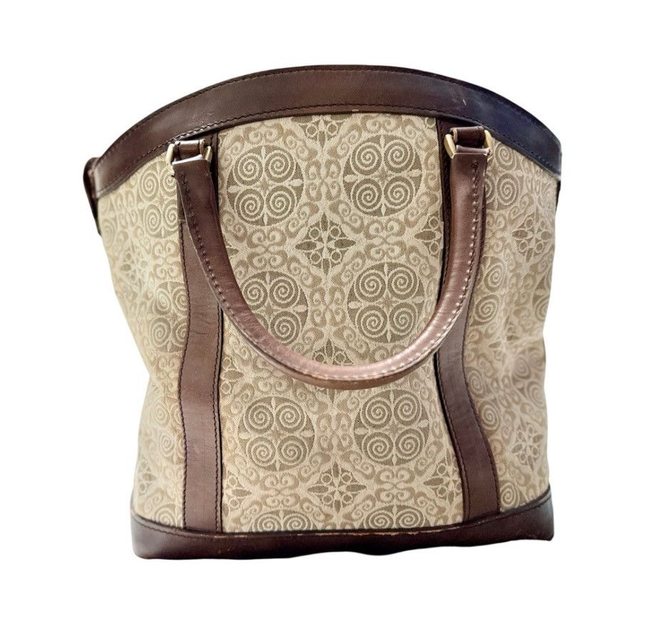 Other Rare VTG Lamprom Paisley Jacquard & Leather Travel Tote Bag Size ONE SIZE - 4 Thumbnail