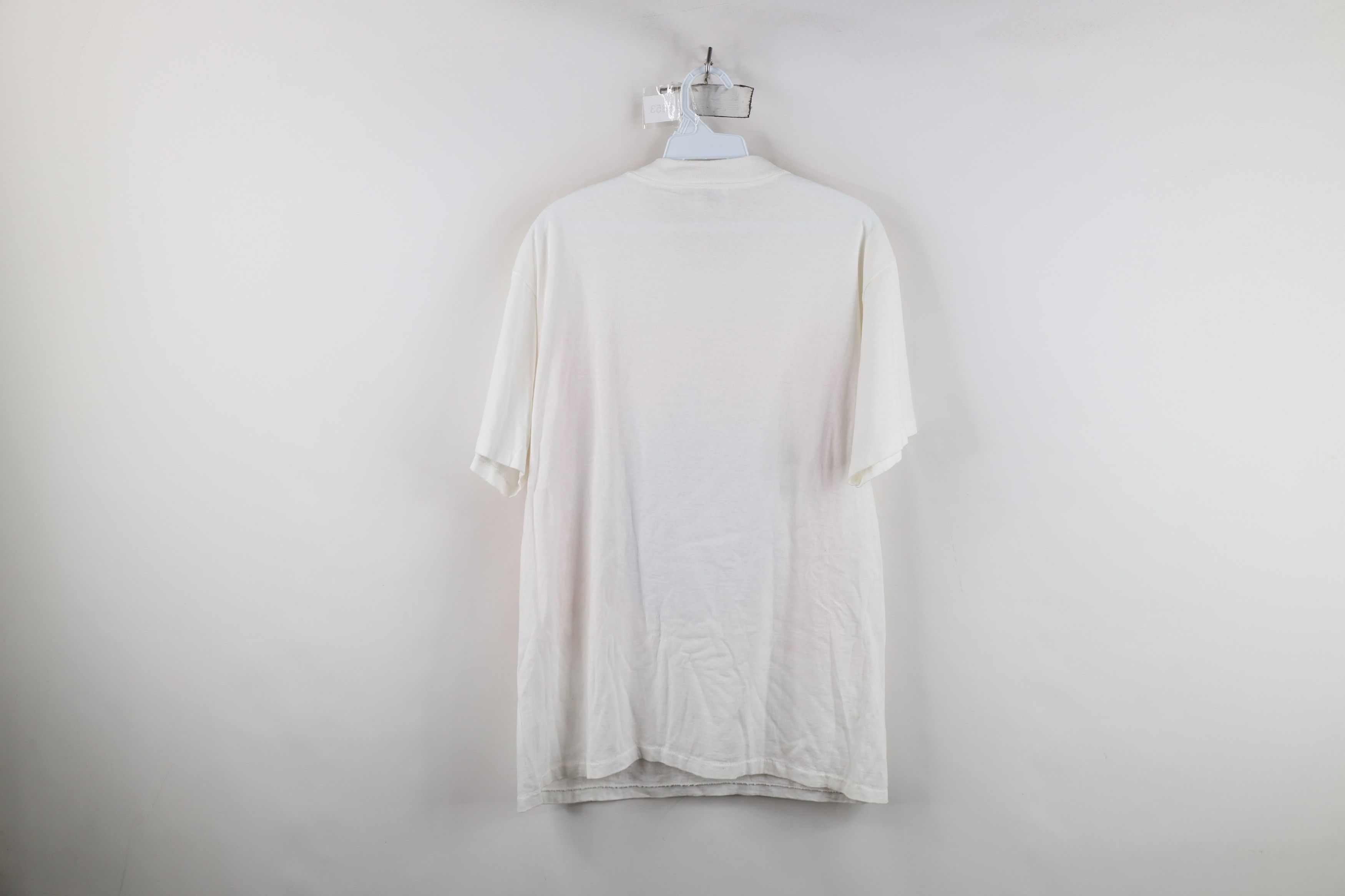 Vintage Vintage Y2K 2000 Millennium Statue of Liberty T-Shirt White Size US L / EU 52-54 / 3 - 11 Thumbnail