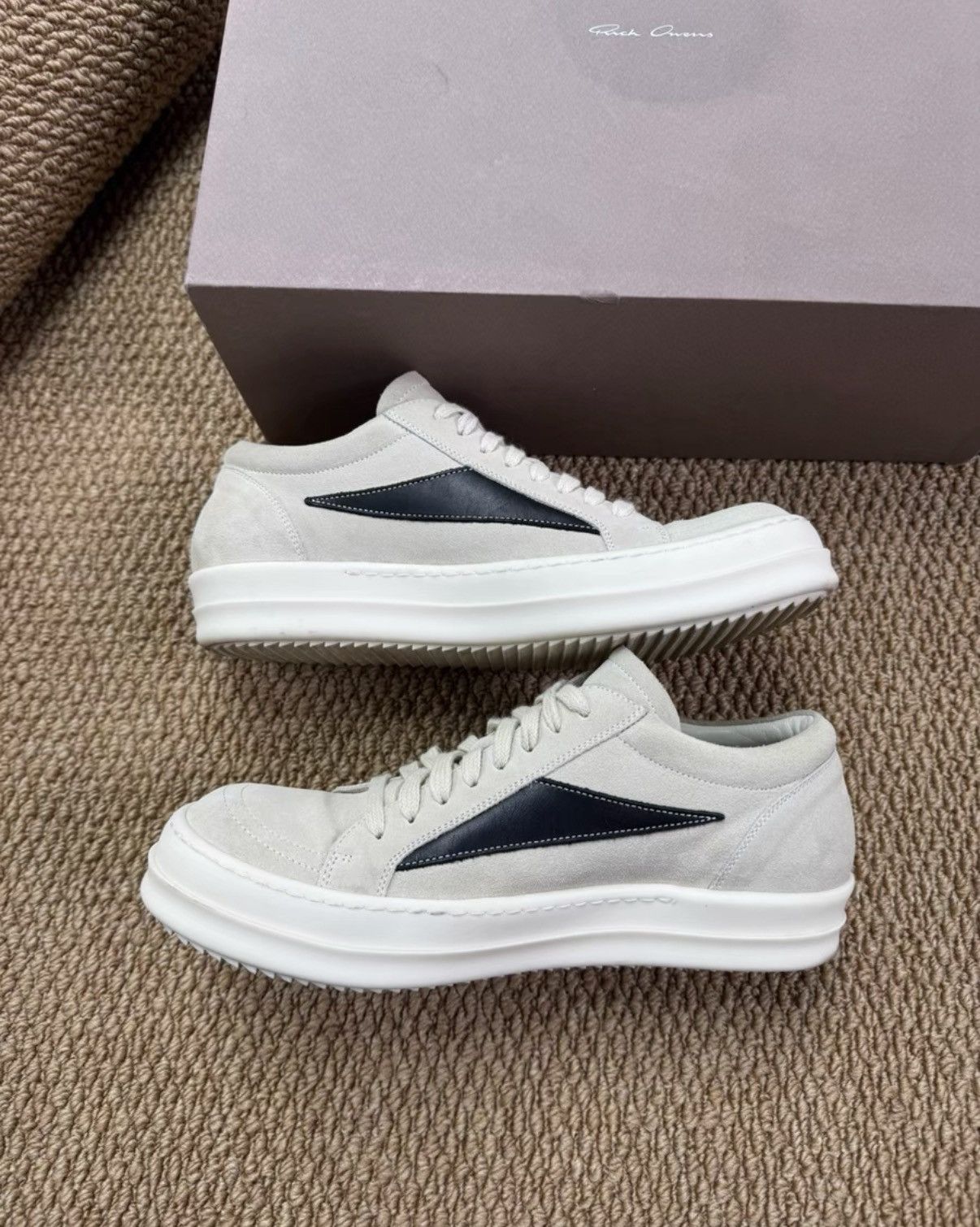 Rick Owens Rick Owens RO Luxor Main Line Suede Vans Style K37 Size US 6.5 / EU 39-40 - 5 Thumbnail