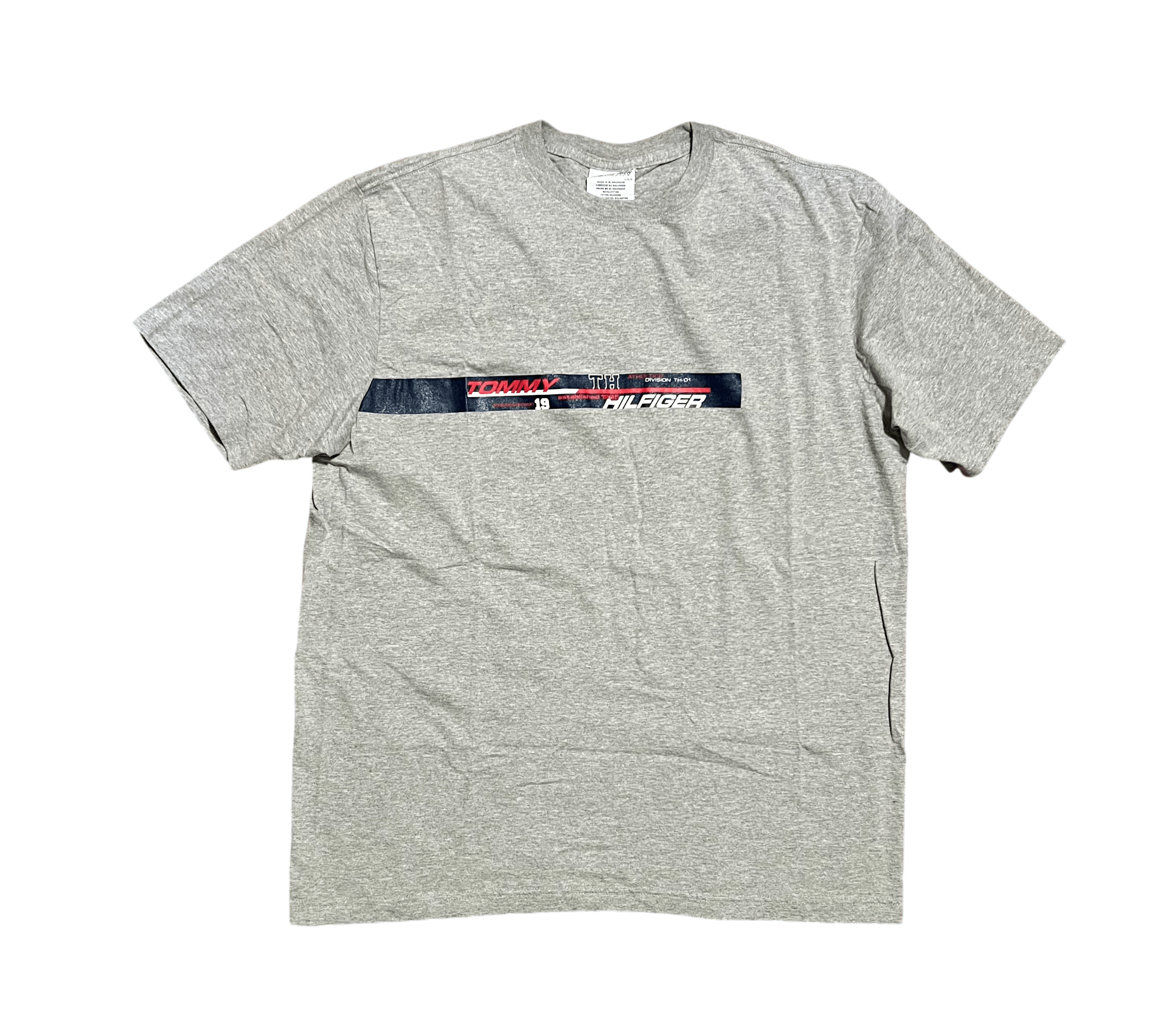 Tommy Hilfiger Tommy Hilfiger Athletics Y2K Gray '00 Graphic T-Shirt Size US L / EU 52-54 / 3 - 1 Thumbnail