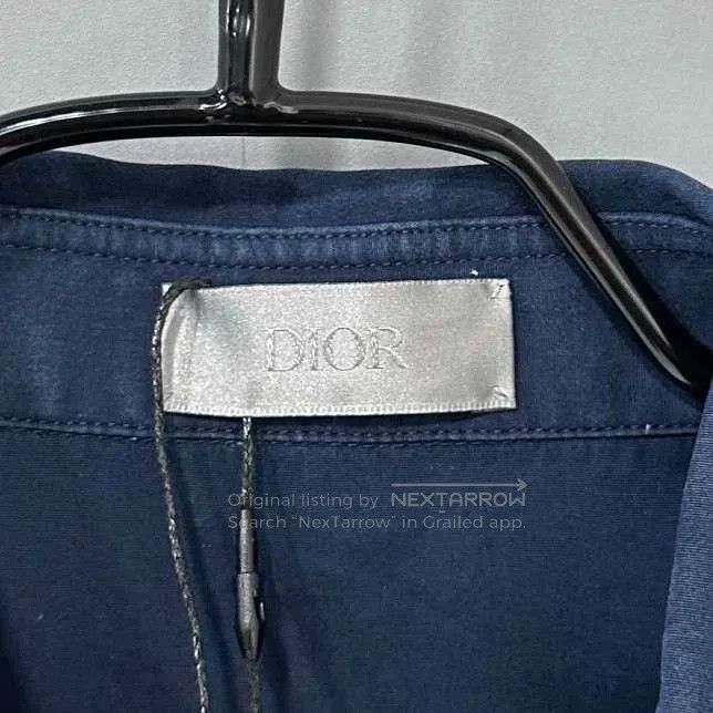 Dior Dior Blue Embroidered Logo Shirt. Size US M / EU 48-50 / 2 - 5 Thumbnail