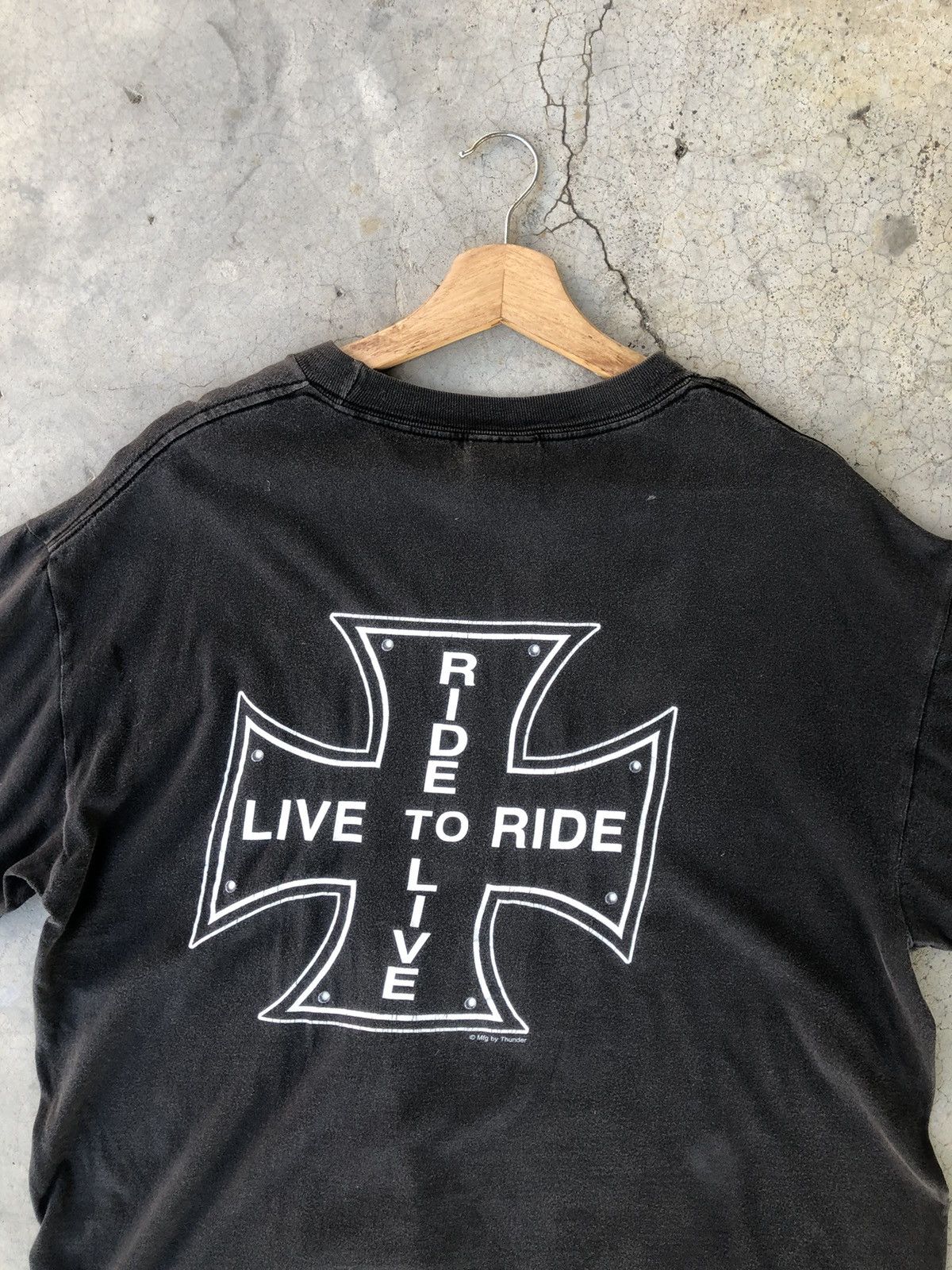 Other 🔴Very Rare Ride To Live T-Shirt Faded Size US XL / EU 56 / 4 - 11 Thumbnail