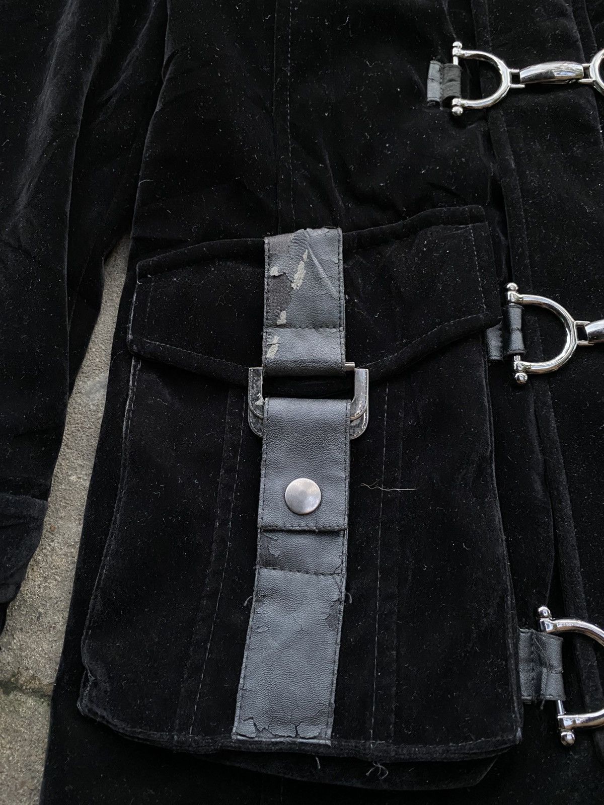 If Six Was Nine JAPANESE STYLE PUNK GOTHIC FUR JACKET AUTHENTIC Size US M / EU 48-50 / 2 - 4 Thumbnail