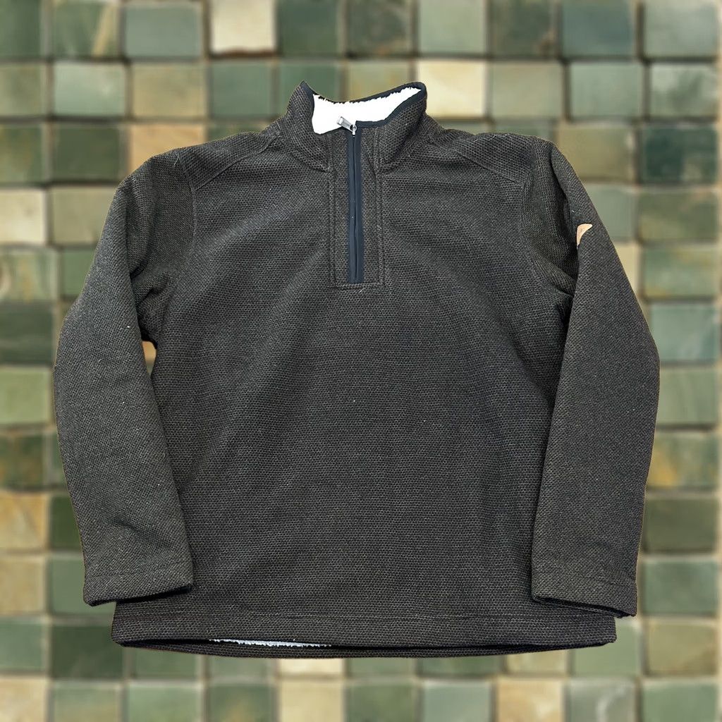 Orvis Orvis Sherpa Lined Pullover Sweatshirt Medium Gray Mens 1/4 Zip Fleece Mock Neck Winter Size US M / EU 48-50 / 2 - 1 Thumbnail
