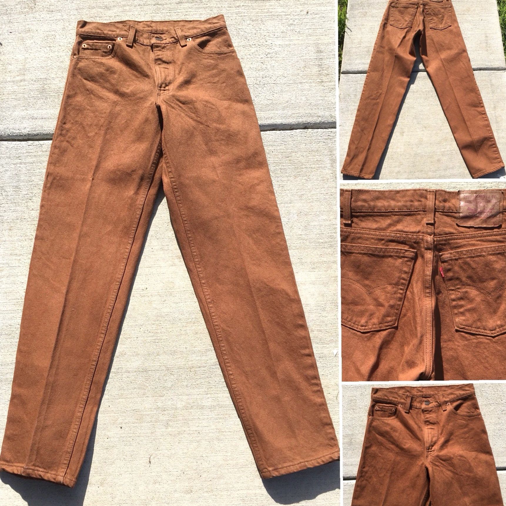 Vintage VINTAGE Levi’s 550 Jeans Brown Made In USA W 30 L 32 Levi’s Jeans Brown 30x32 USA Casual Mens Size US 30 / EU 46 - 7 Thumbnail