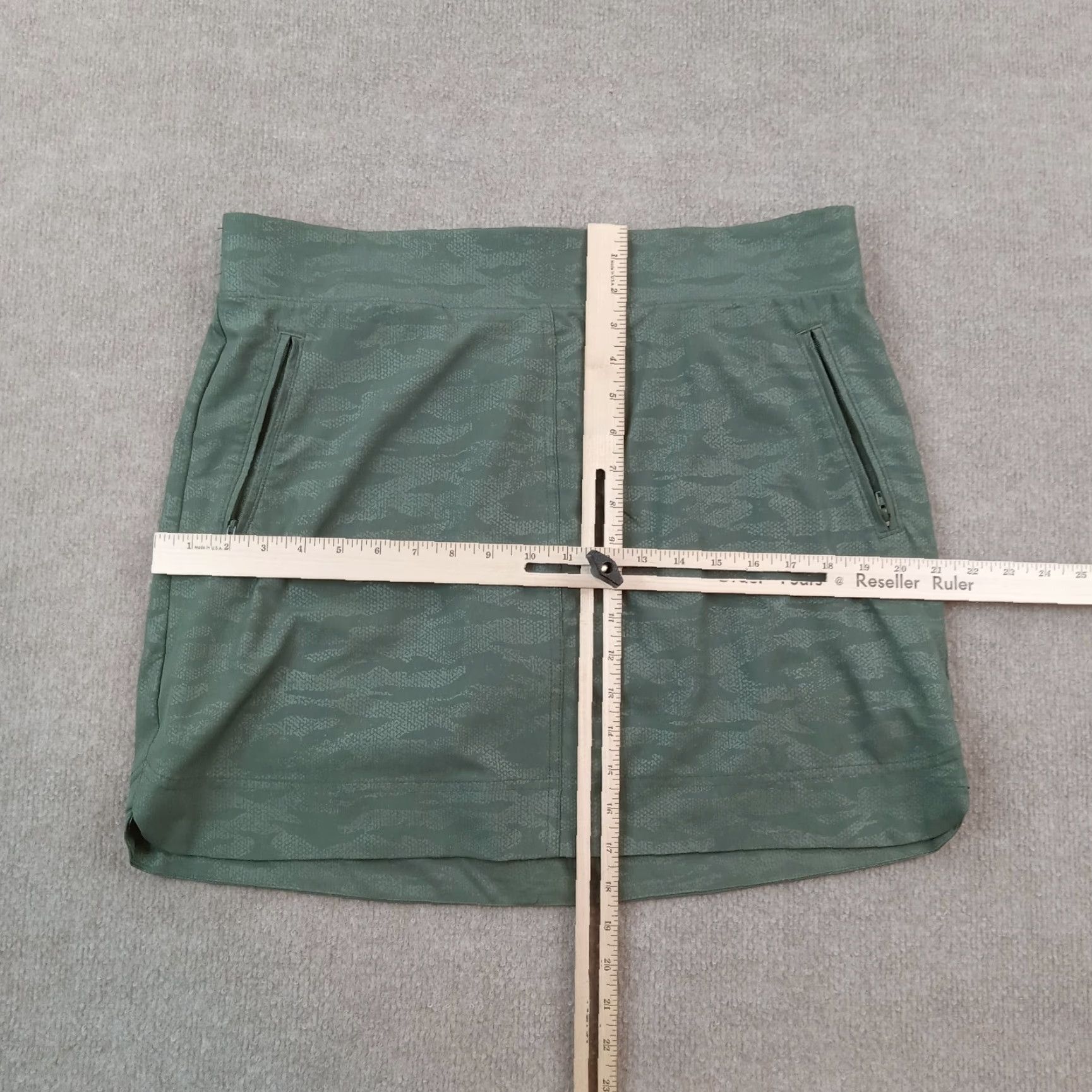 Orvis Orvis Green Camo Skort Womens Large Casual Stretch Tennis Outdoor Skirt Size 36" / US 14 / IT 50 - 2 Thumbnail