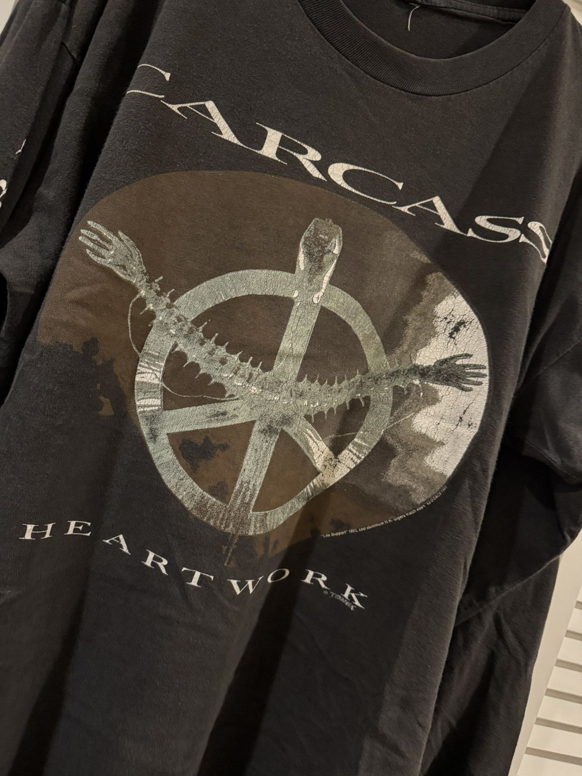 Band Tees × Vintage Vintage carcass long sleeve Size US XL / EU 56 / 4 - 3 Thumbnail