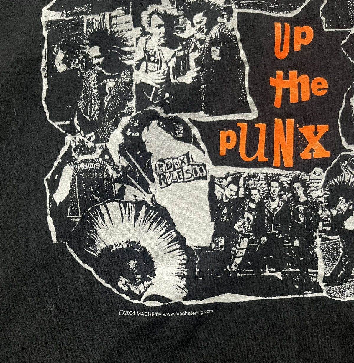 Band Tees 2004 The Casualties “Up The Punx” Collage Tee Size US M / EU 48-50 / 2 - 3 Thumbnail