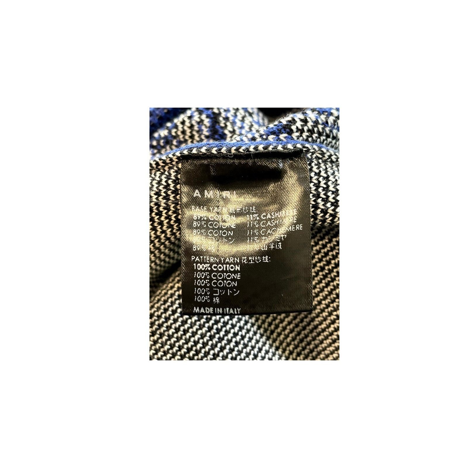 Amiri Amiri "MA Knit Paisley" Blue Sweats Size US 38 / EU 54 - 4 Thumbnail