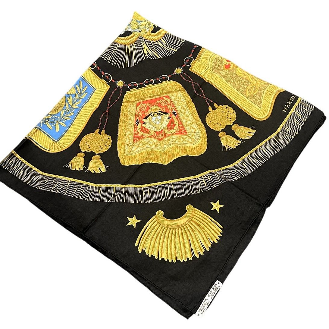 Hermes HERMES Carre 90 Poste et Cavalerie 100% Silk Scarf Box EUC Size ONE SIZE - 2 Thumbnail