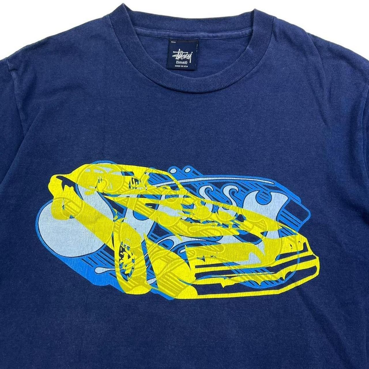 Stussy Vintage 2000s Stussy Car T-Shirt - Small Size US S / EU 44-46 / 1 - 2 Thumbnail