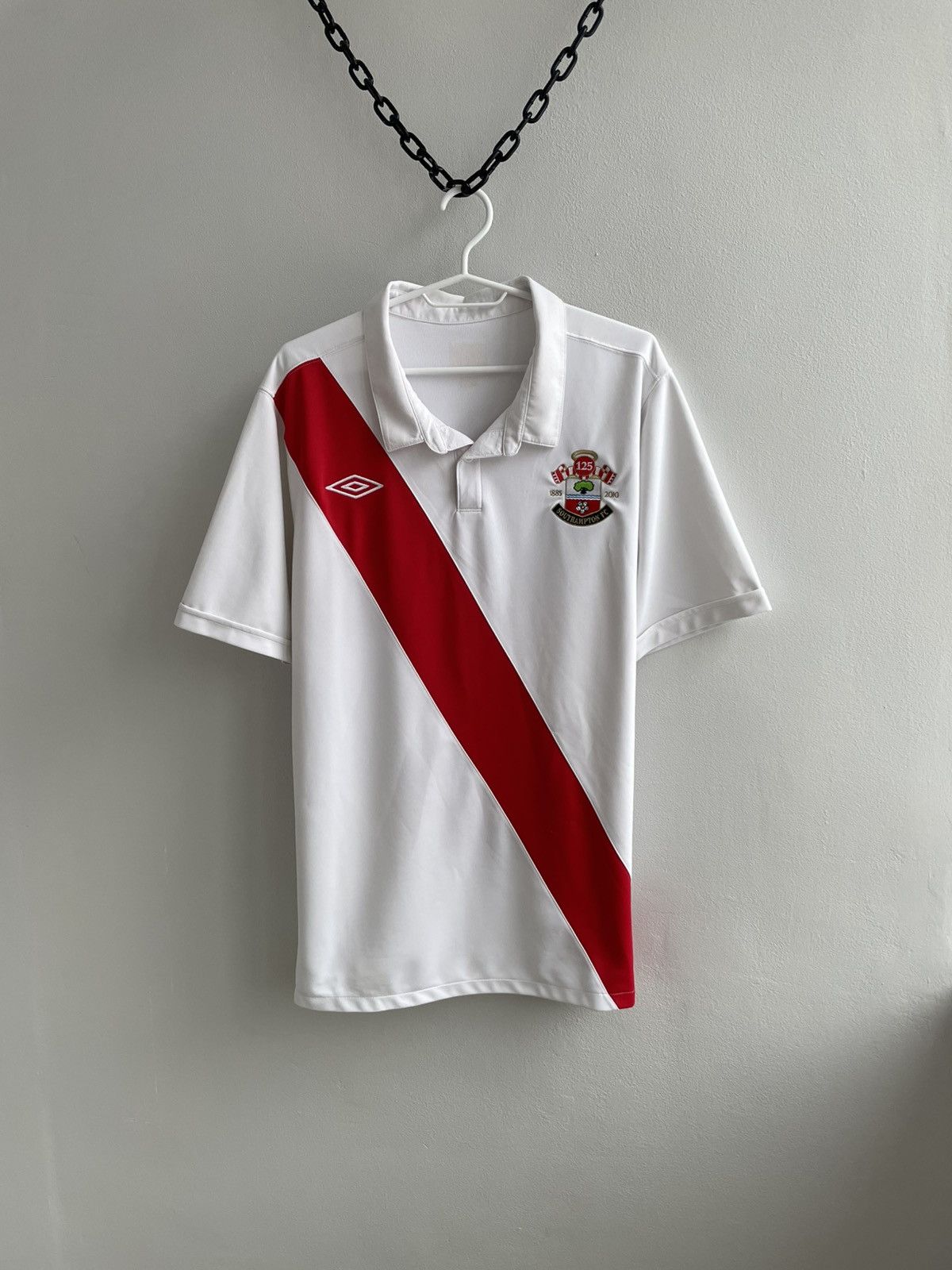 Umbro Southampton 2010 2011 125TH Football Shirt Soccer Jersey Size US XL / EU 56 / 4 - 2 Thumbnail