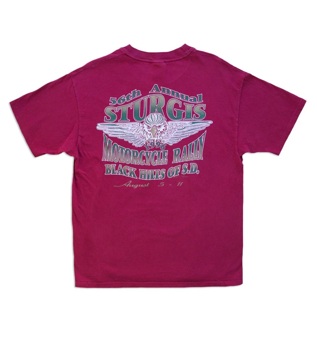 Vintage 1996 Vintage Sturgis Motorcycle Rally T-Shirt Size US L / EU 52-54 / 3 - 2 Thumbnail