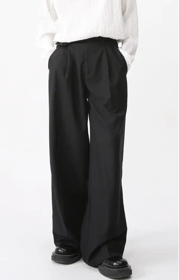 Japanese Brand Kokubu x Aoki Casual loose straight retro suit trousers Size US 32 / EU 48 - 1 Thumbnail