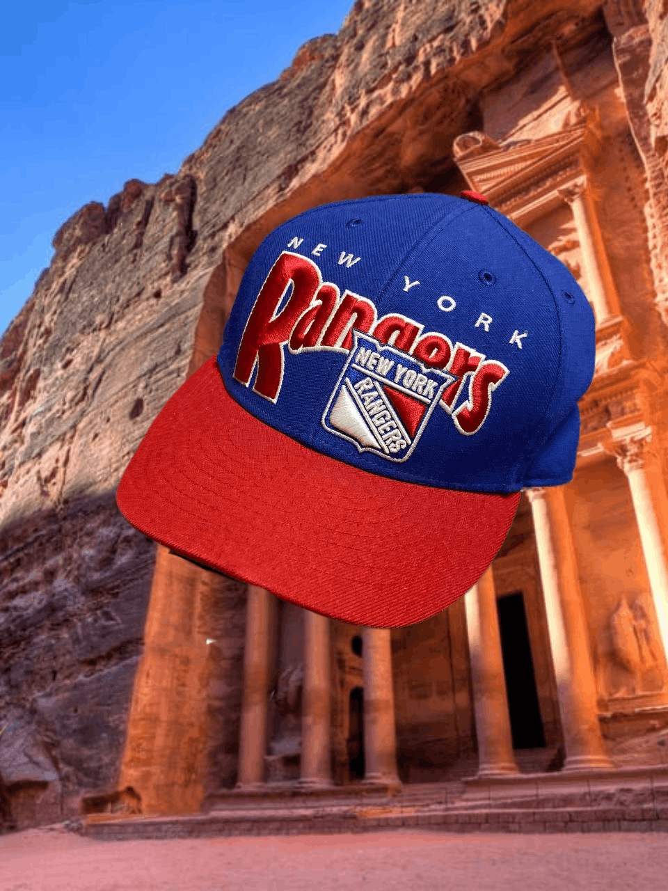 NHL Hats NHL Vintage blue big logo Cap Y2K streetwear Size ONE SIZE - 1 Thumbnail