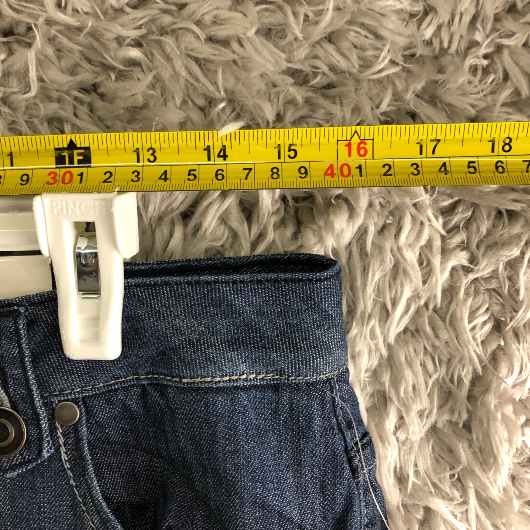 Vintage Fashion Bug Jeans Bootcut Denim Blue Size 8 Womens Regular Mid Rise 31in Inseam 5-Pocket Comfort Button Zipper Logo Belt Loops Pocketed NWT Size 30" / US 8 / IT 44 - 2 Thumbnail