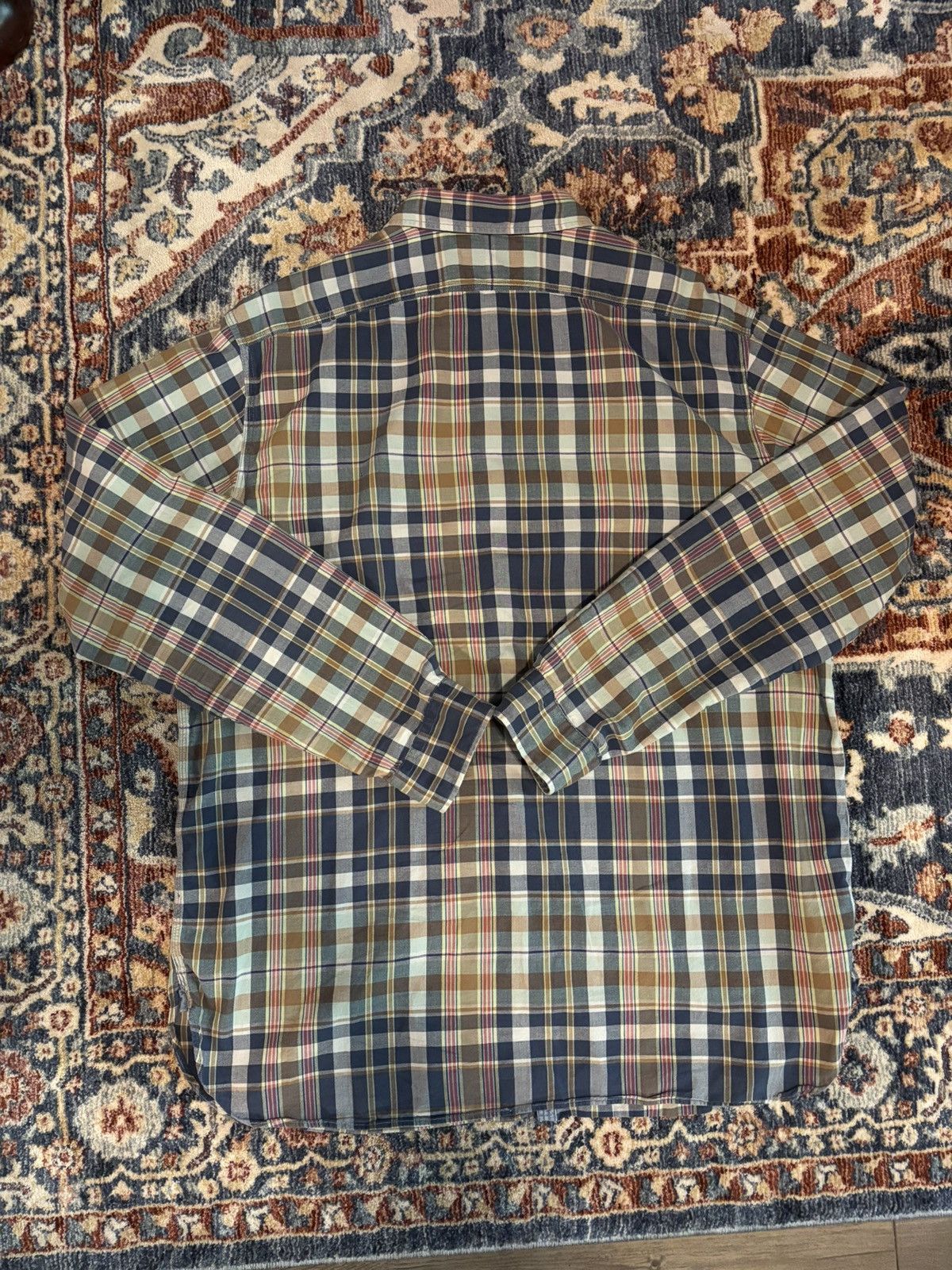 Polo Ralph Lauren Polo Madras Workshirt Size US XL / EU 56 / 4 - 2 Thumbnail