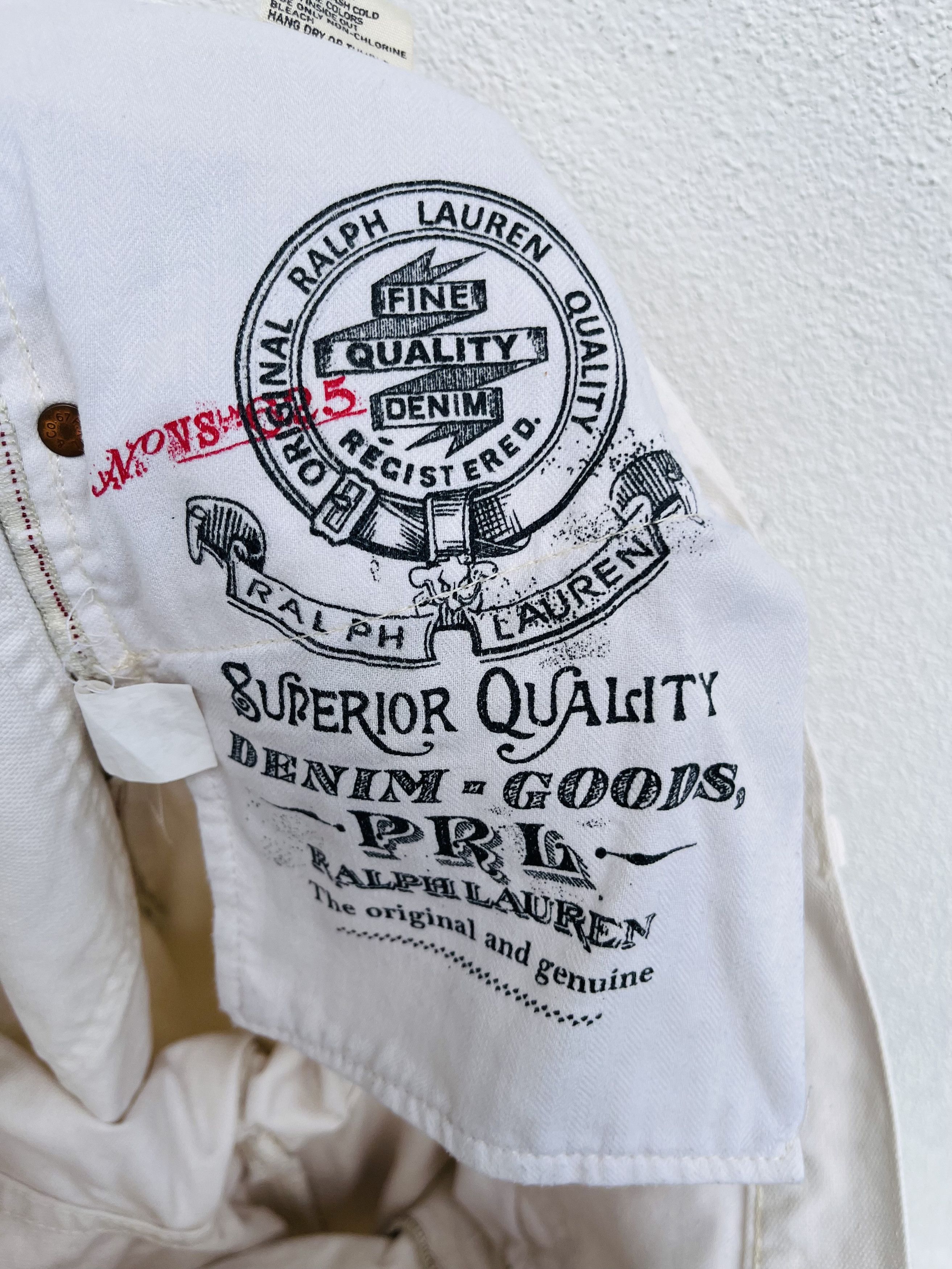 Japanese Brand × Polo Ralph Lauren × Vintage Vintage Polo Ralph Lauren White Colour Size US 37 - 17 Thumbnail