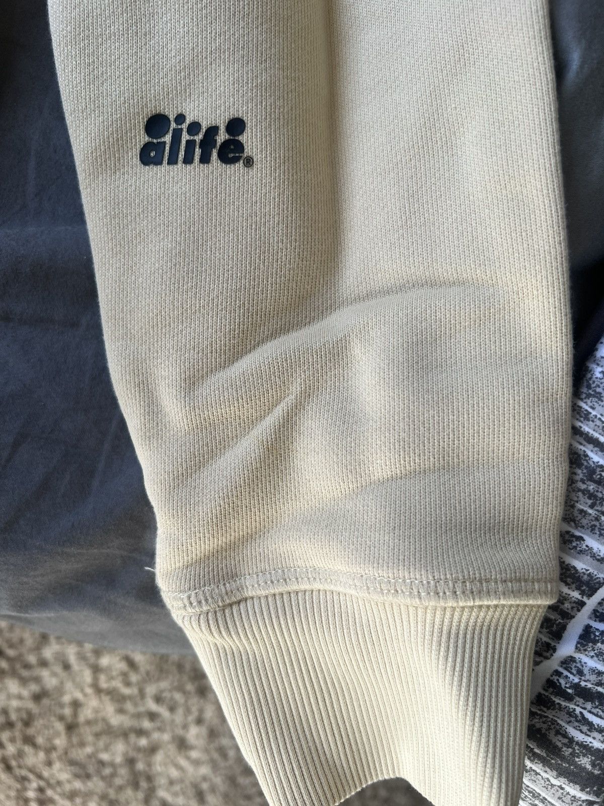 Alife ALIFE worded Hoodie- Tan / Beige (M) Size US M / EU 48-50 / 2 - 3 Thumbnail