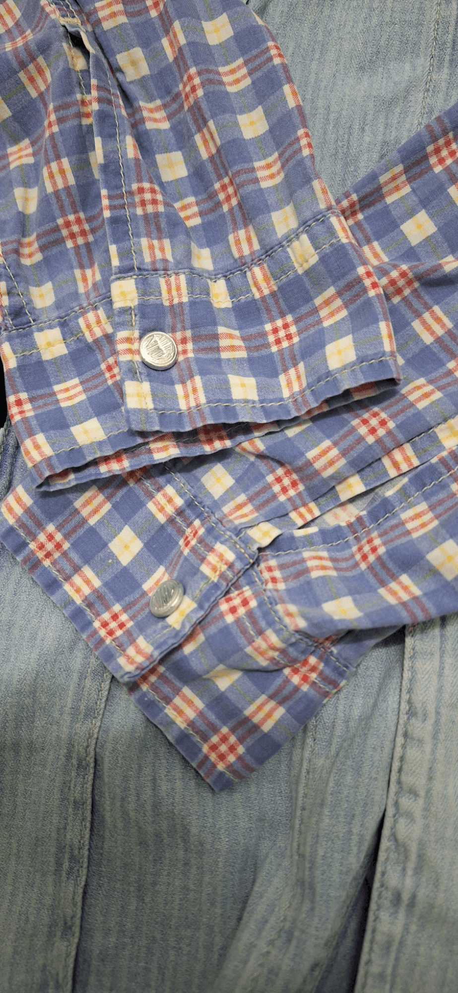 Replay Vintage Replay Snap Button Rebuild Western Shirt Size US XL / EU 56 / 4 - 7 Thumbnail