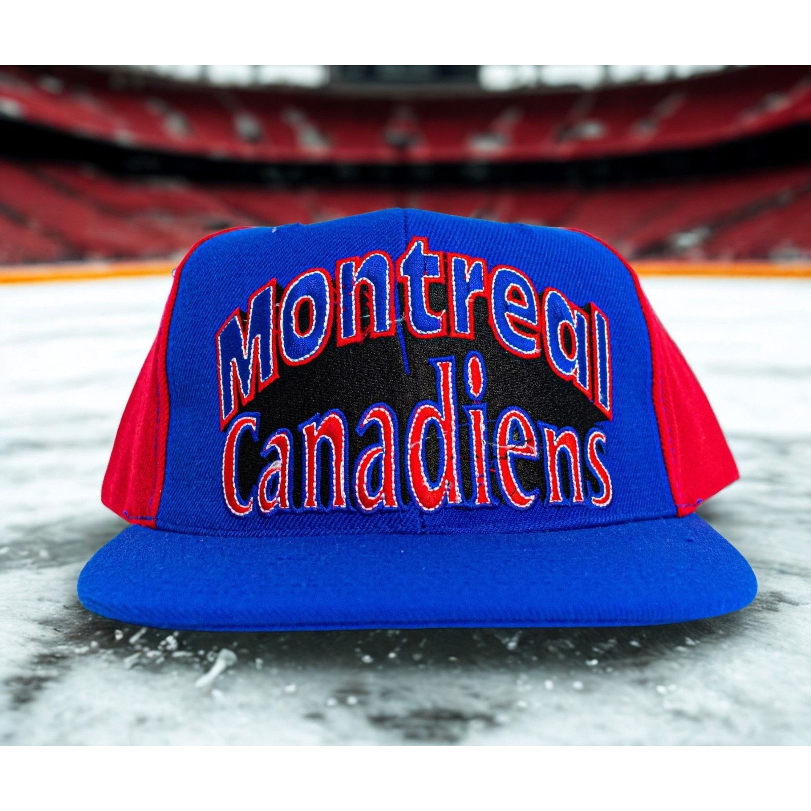 Other Montreal Canadiens AJD Snapback Hat 90s NHL Double Line Arc Size ONE SIZE - 12 Thumbnail